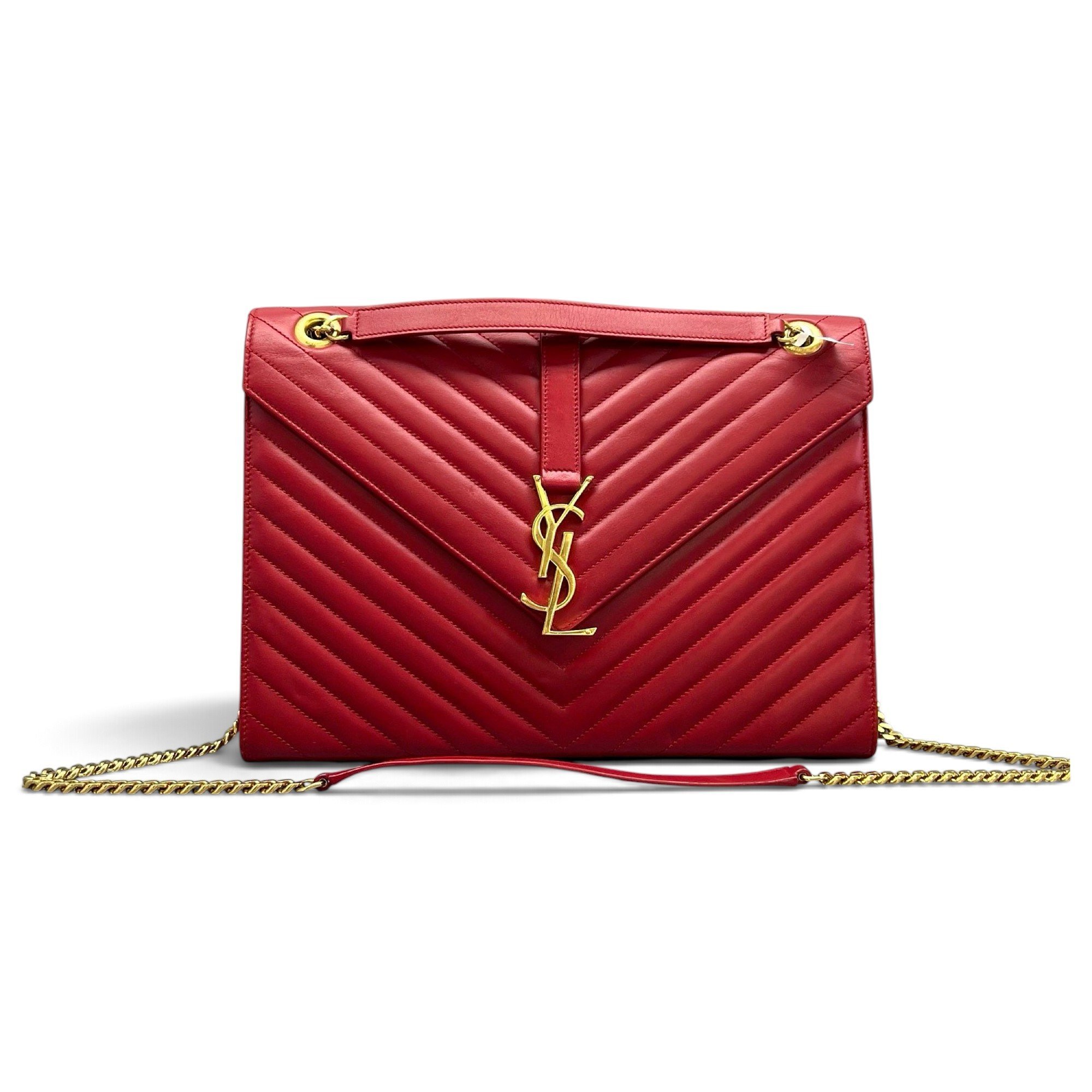 Collége monogramme leather handbag