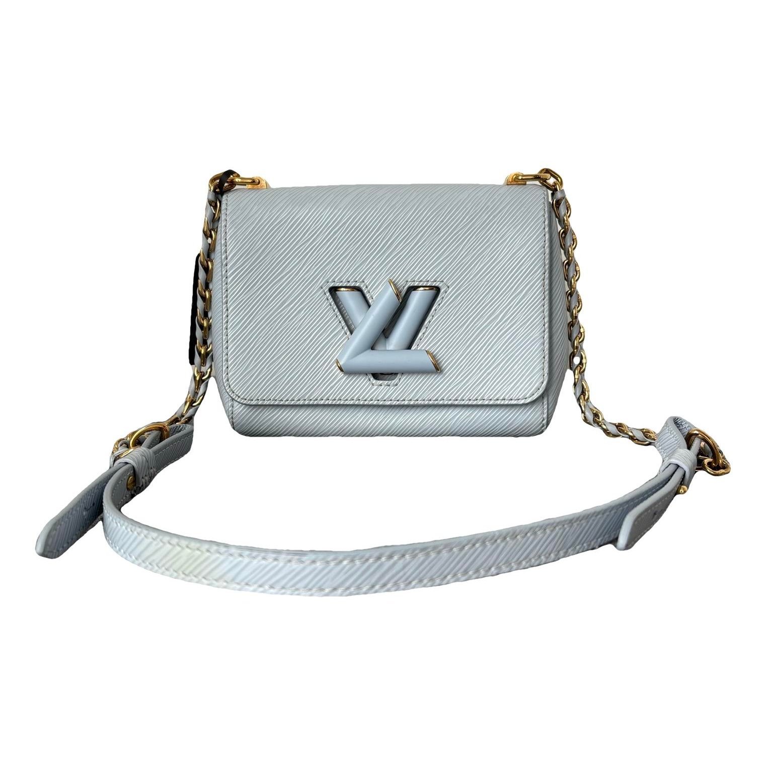 Twist leather handbag