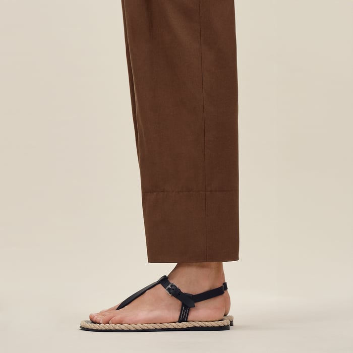 Caramel Pleated Palerme Pants