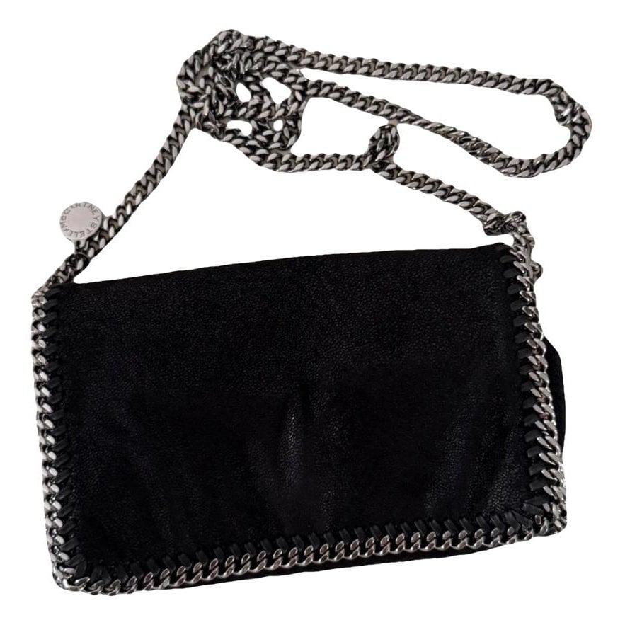 Falabella vegan leather clutch bag