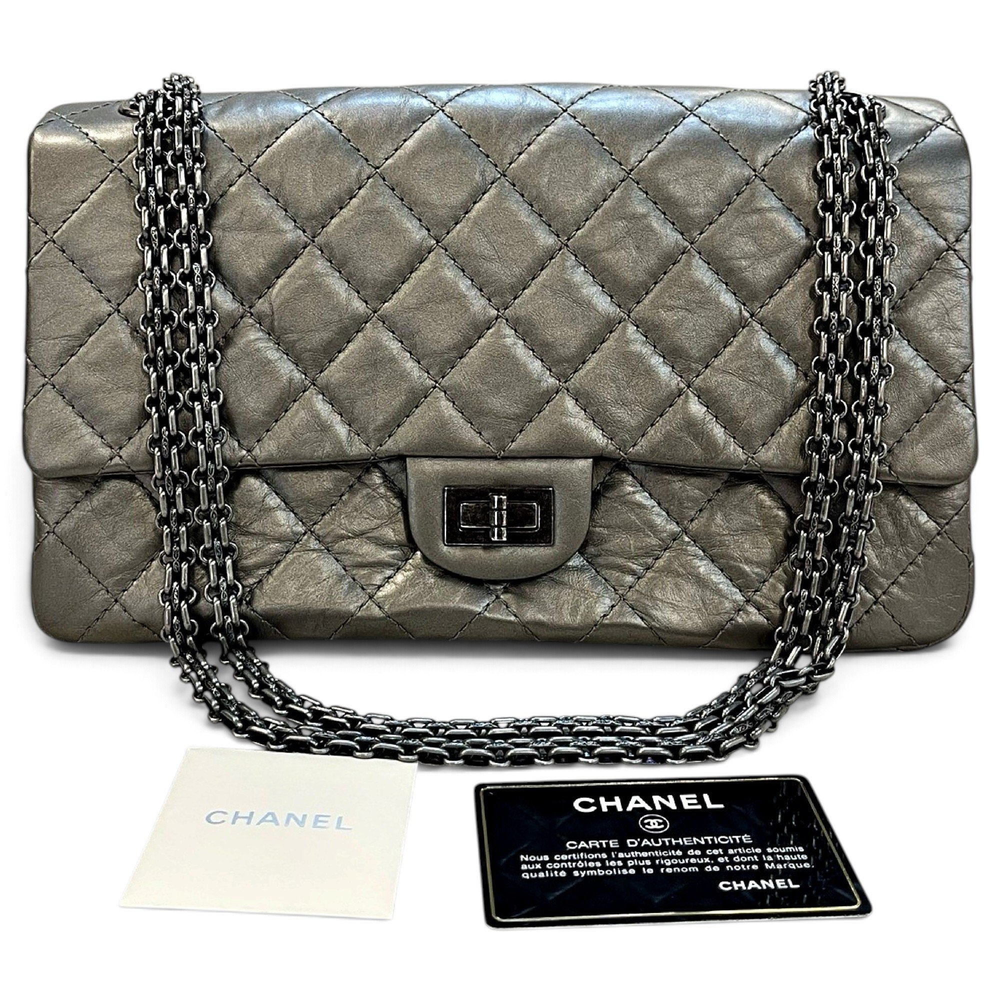 2.55 leather handbag