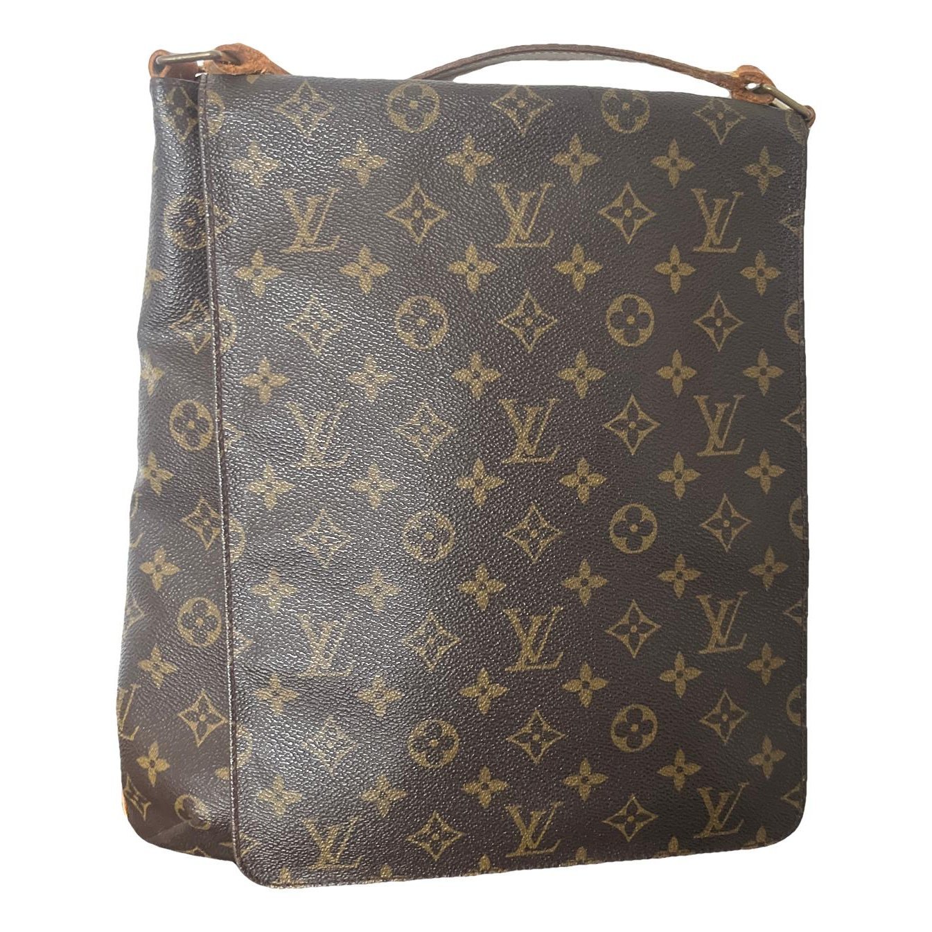 Musette cloth crossbody bag