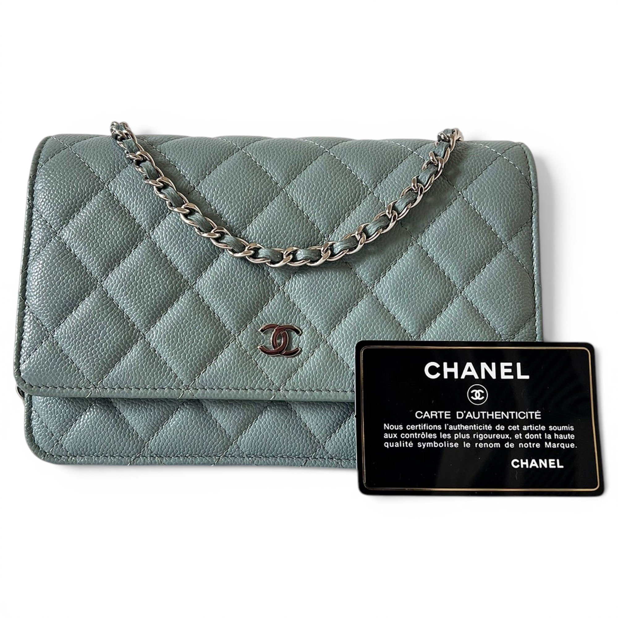 Wallet On Chain Timeless/Classique leather crossbody bag