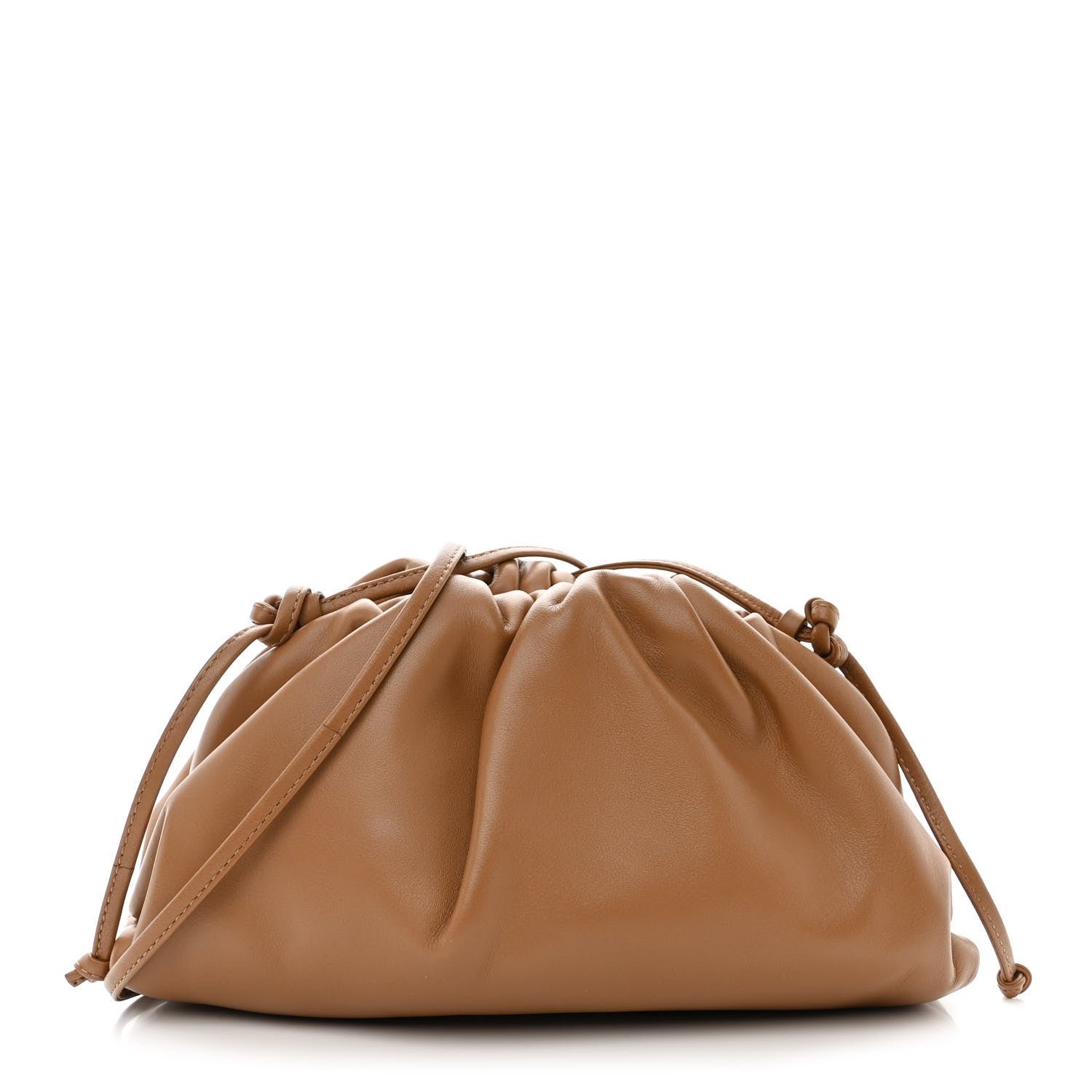 Bottega Veneta Butter Calfskin The Mini Pouch Camel