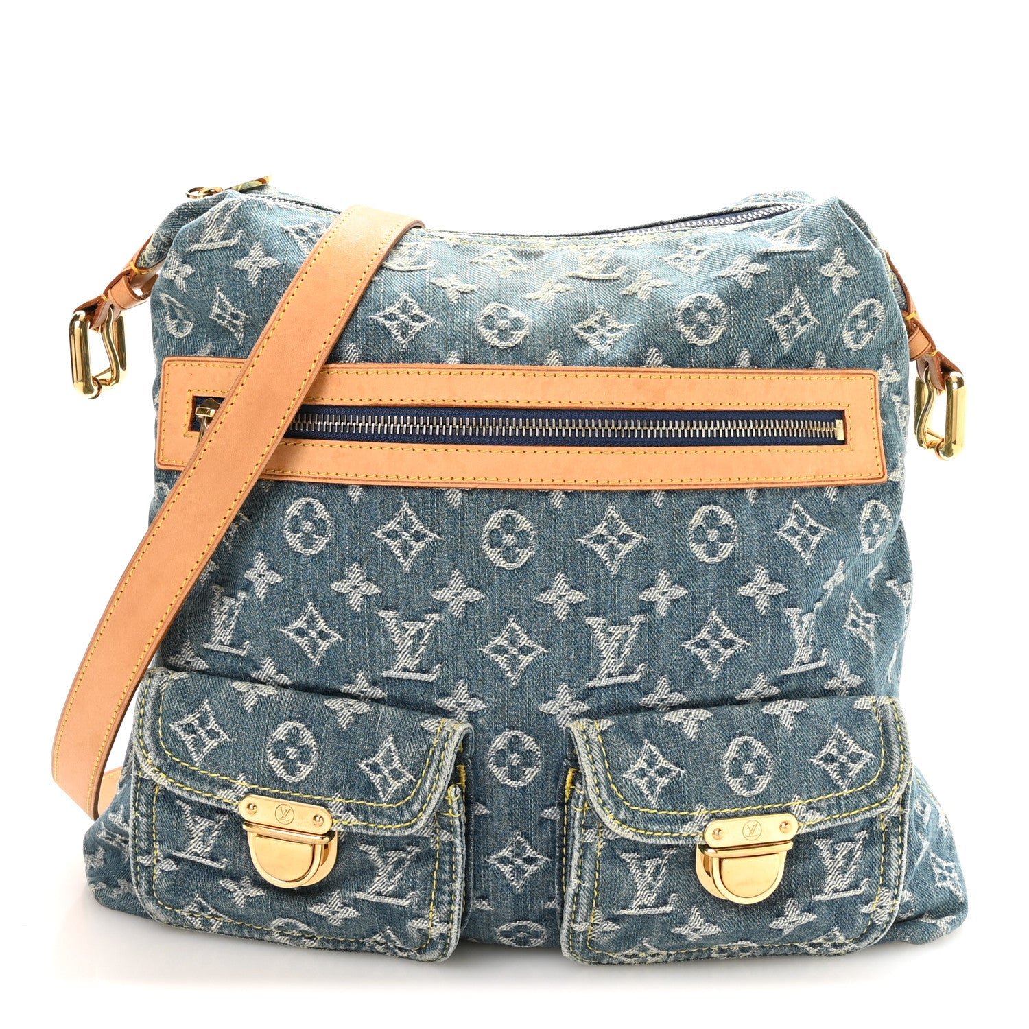 Louis Vuitton Denim Baggy GM Blue