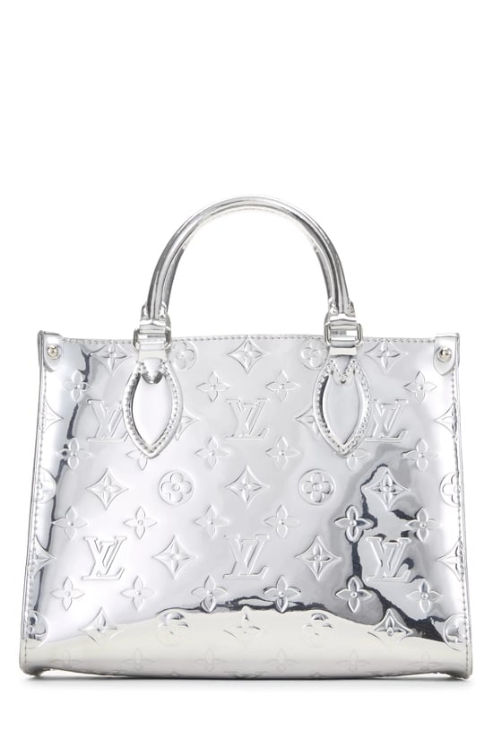 Silver Monogram Miroir On The Go PM