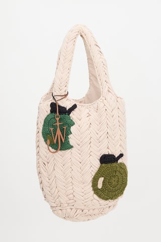 JW Anderson Crochet Knitted Apple Tote Bag