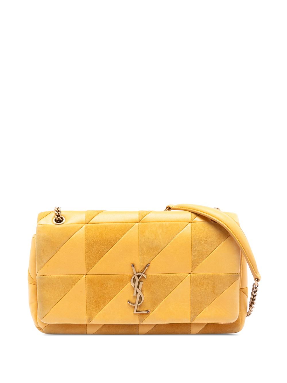 2021 Medium Lambskin and Suede Patchwork Jamie shoulder bag