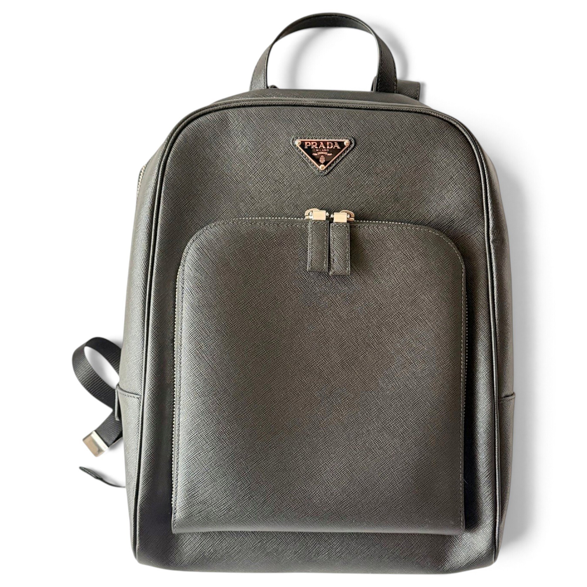 Leather backpack