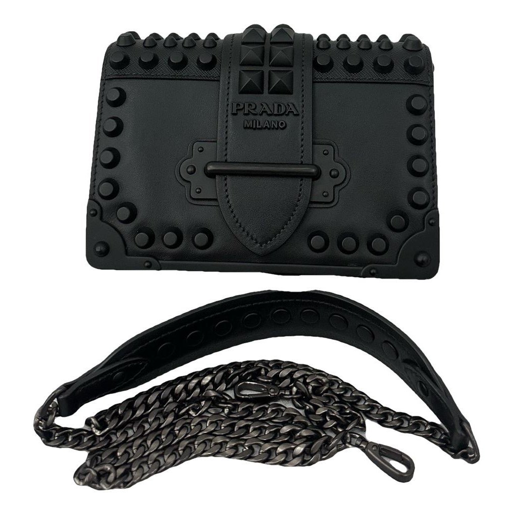 Cahier leather handbag