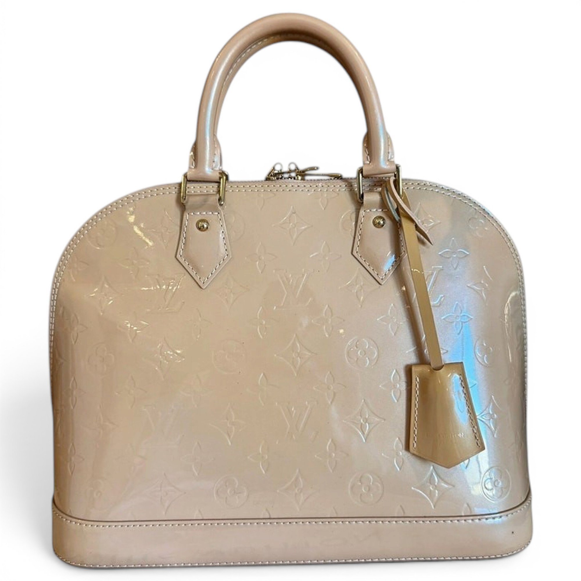 Alma patent leather handbag
