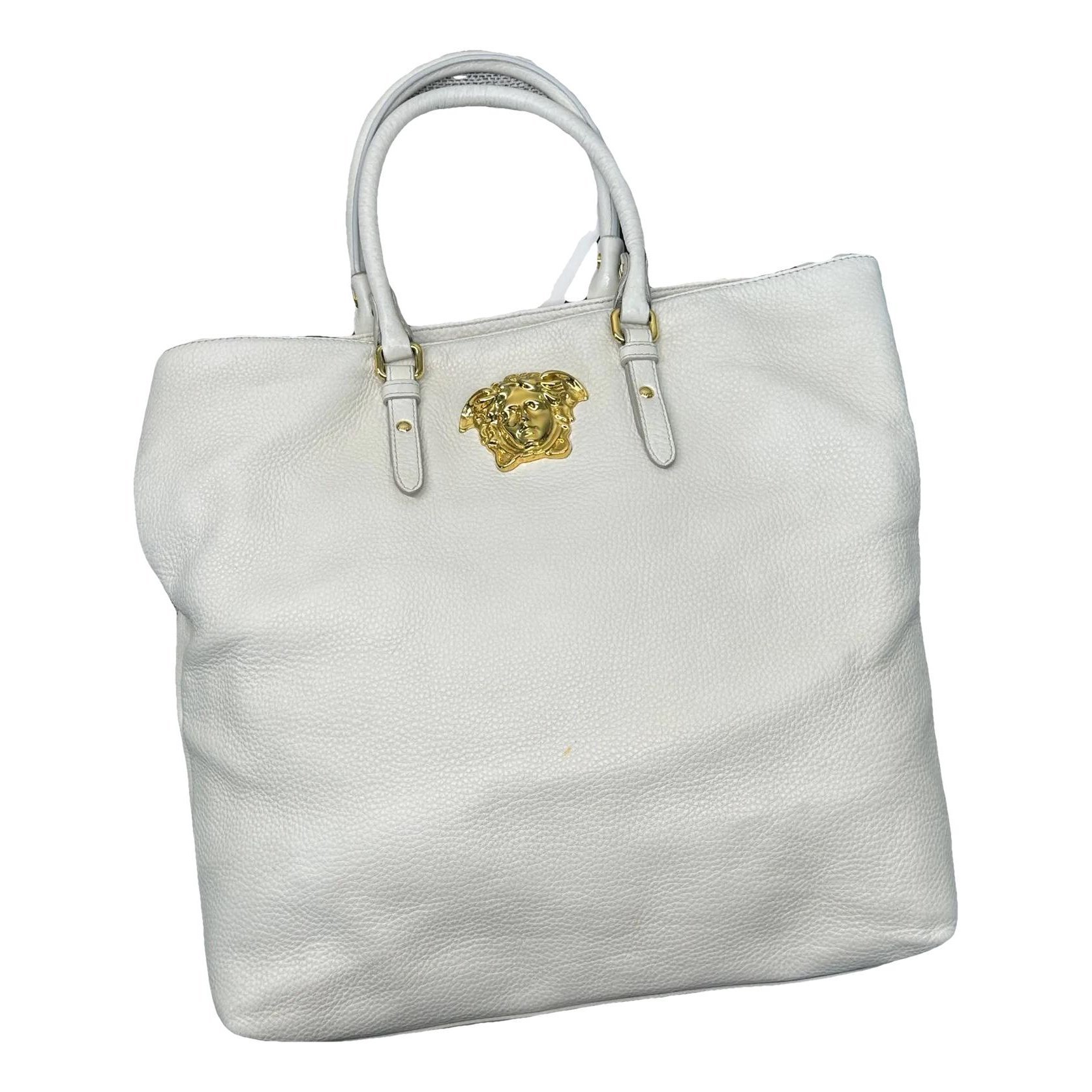 Versace Palazzo Empire leather tote