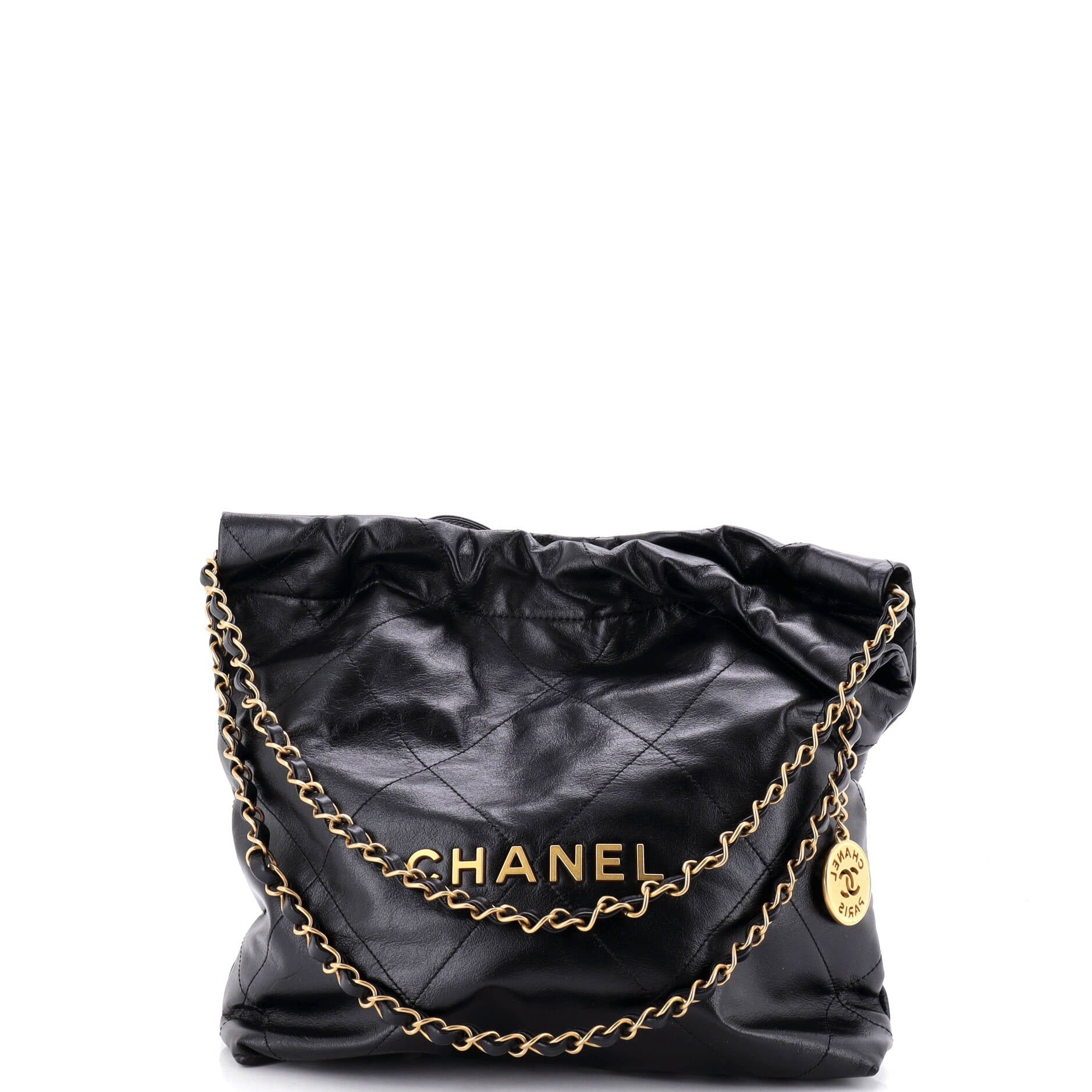 22 Chain Hobo Quilted Calfskin Small