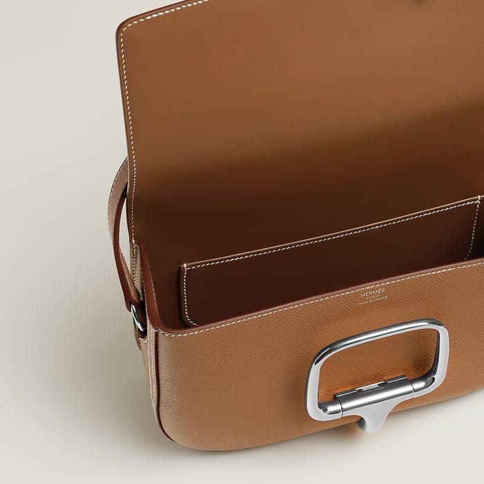 Gold Hermès Della Cavalleria Elan Bag
