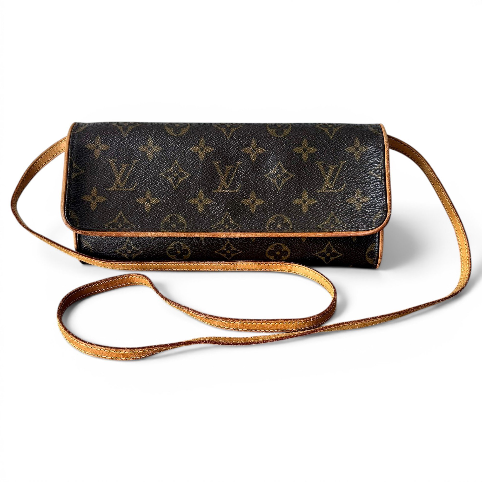Twin leather handbag
