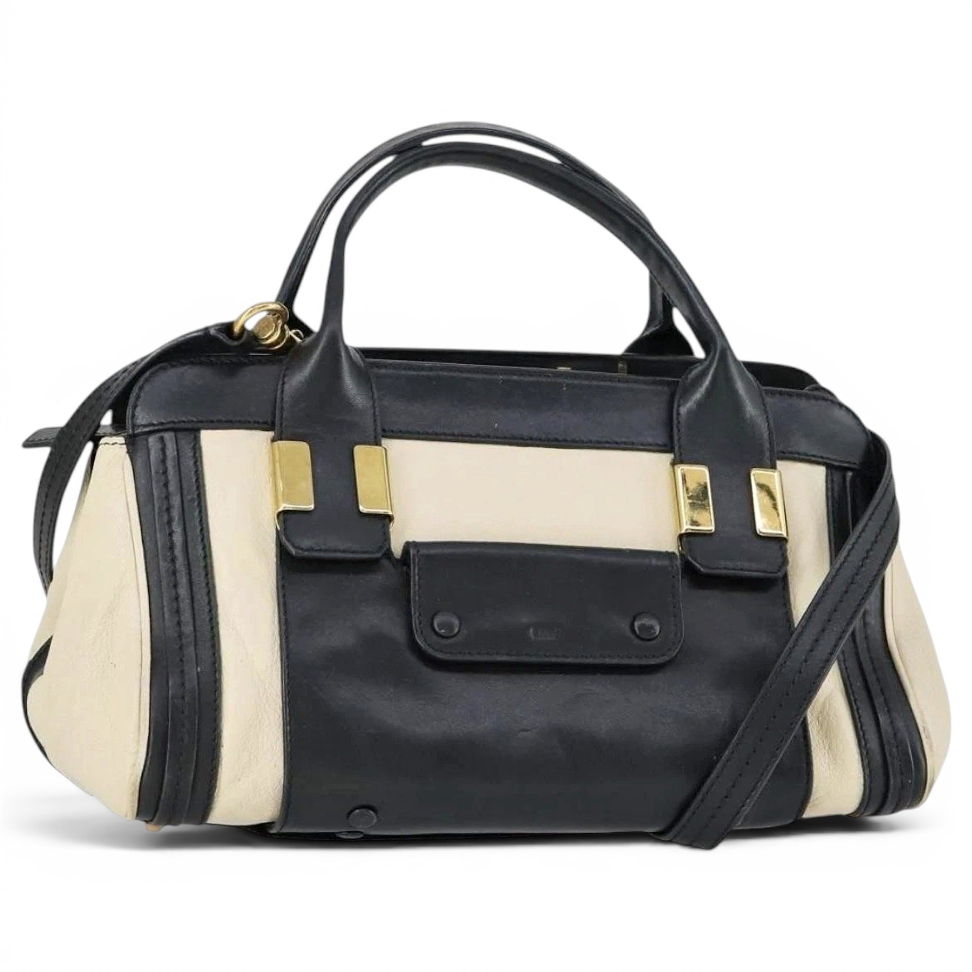 Leather handbag