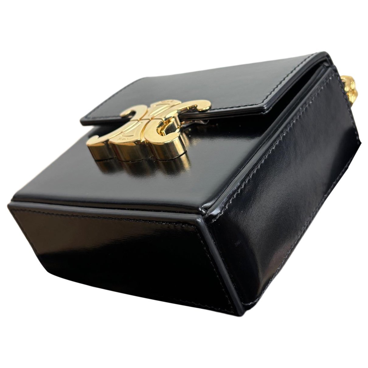 Triomphe leather handbag
