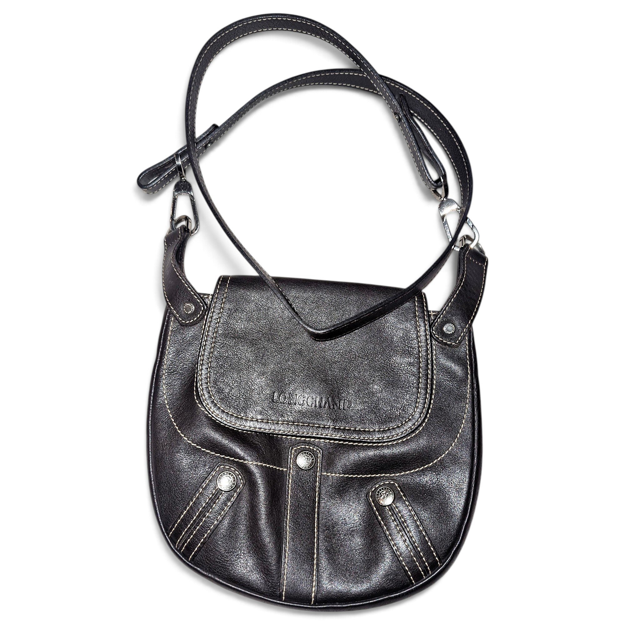 Leather crossbody bag