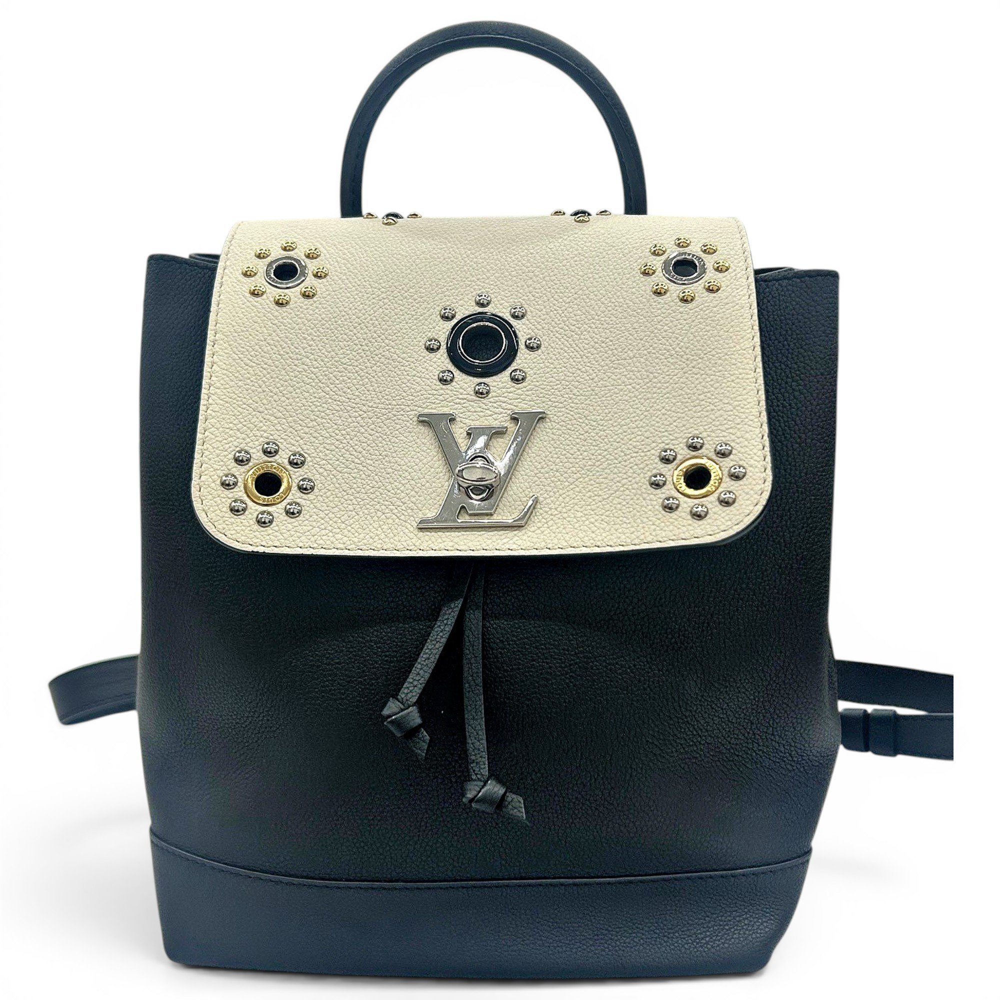 Lockme leather backpack