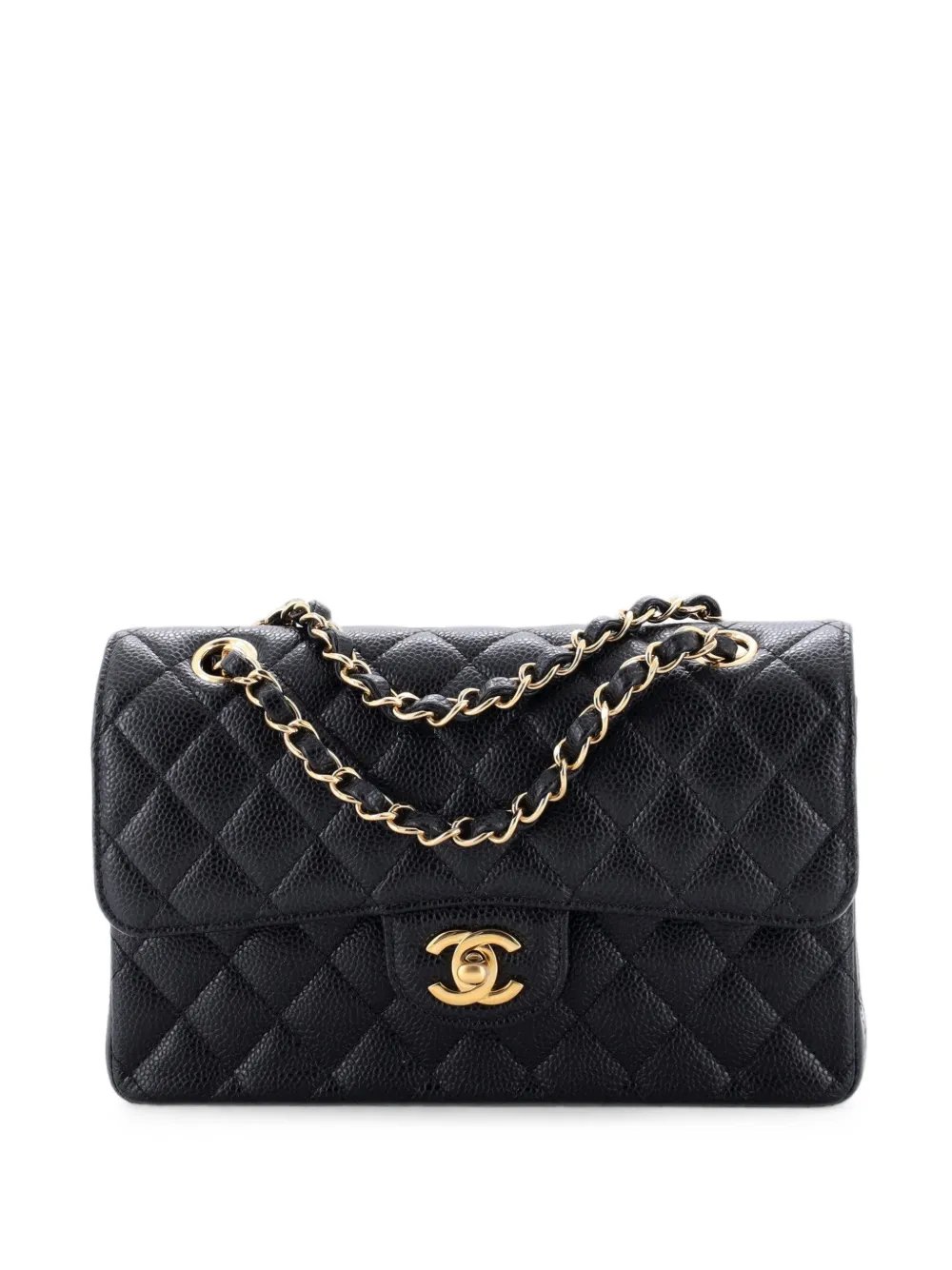 Chanel Classic Double Flap Bag Quilted Caviar Small shoulder bag