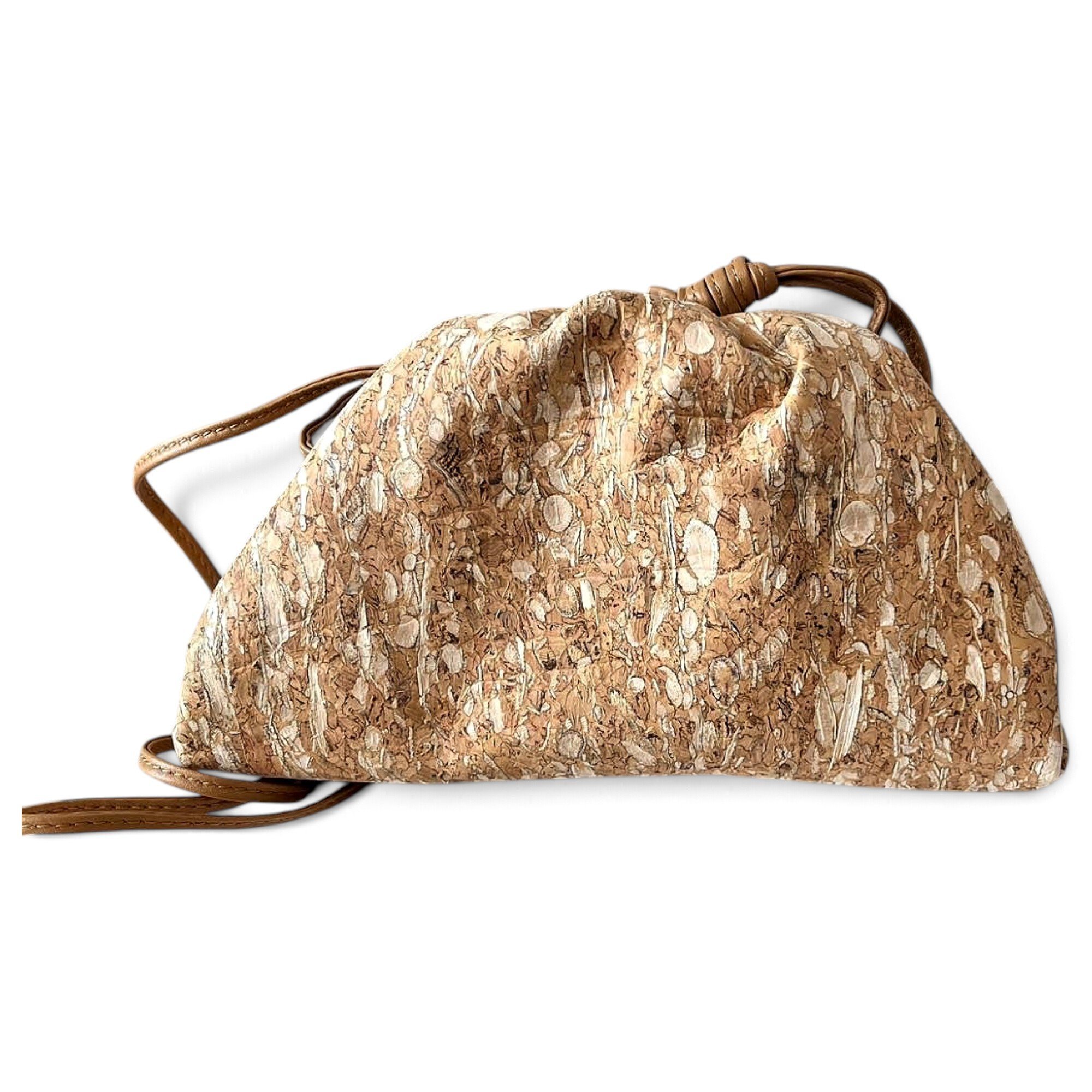 Pouch leather clutch bag
