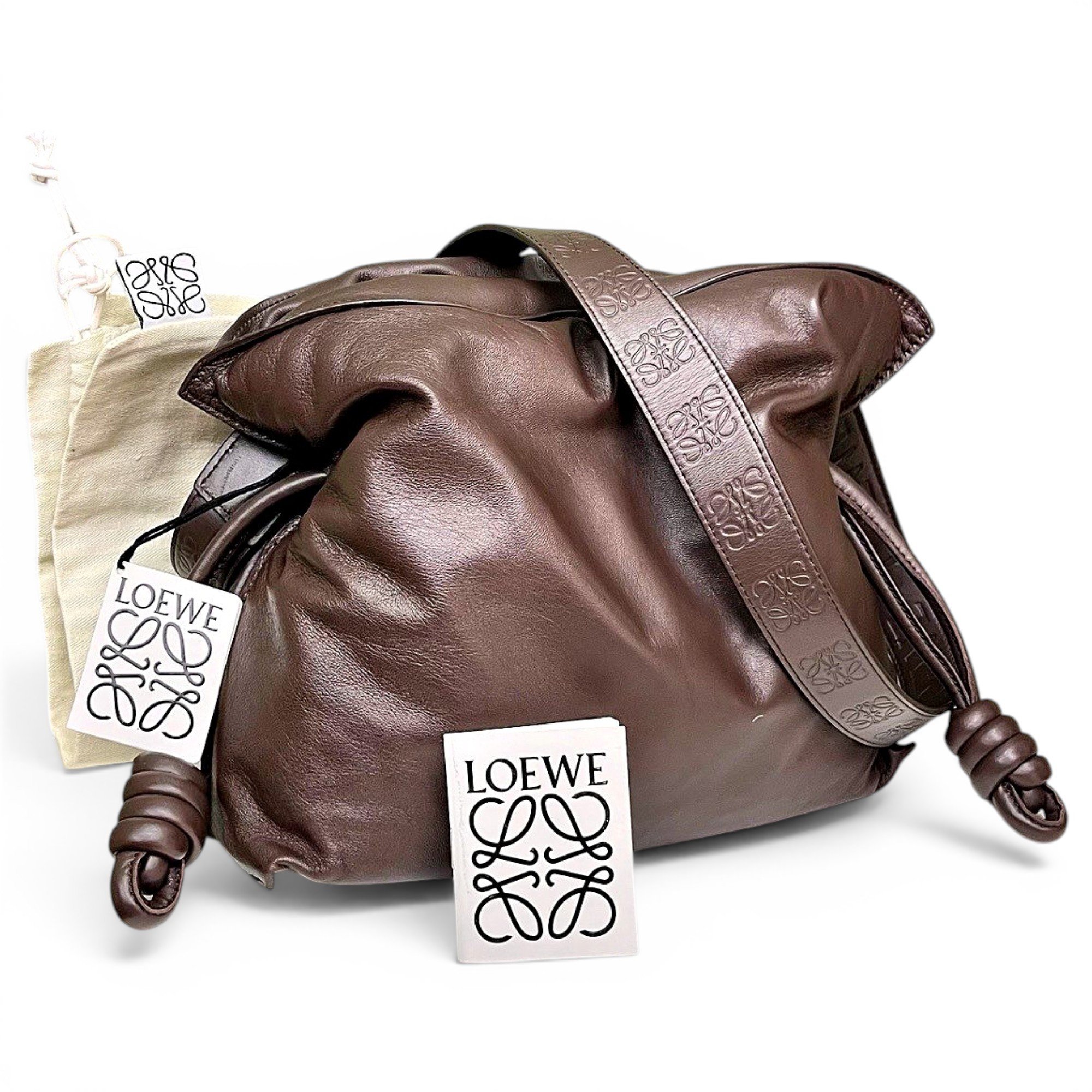 Flamenco leather handbag