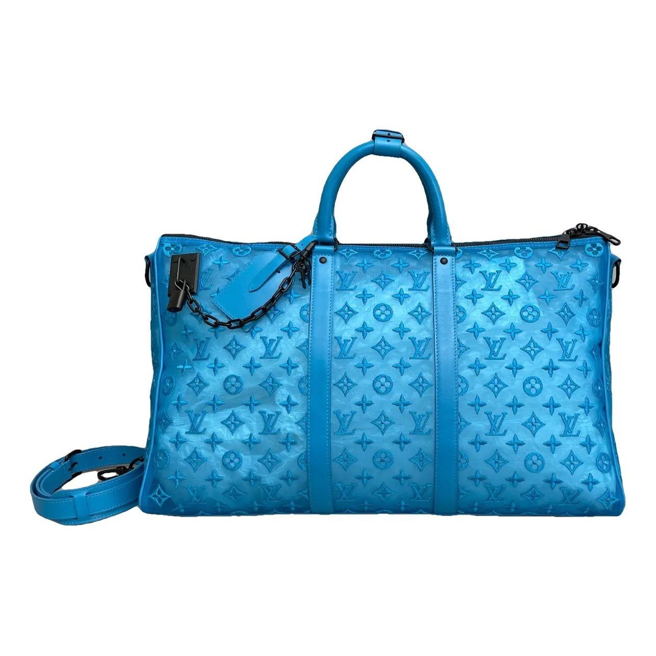 Keepall leather travel bag