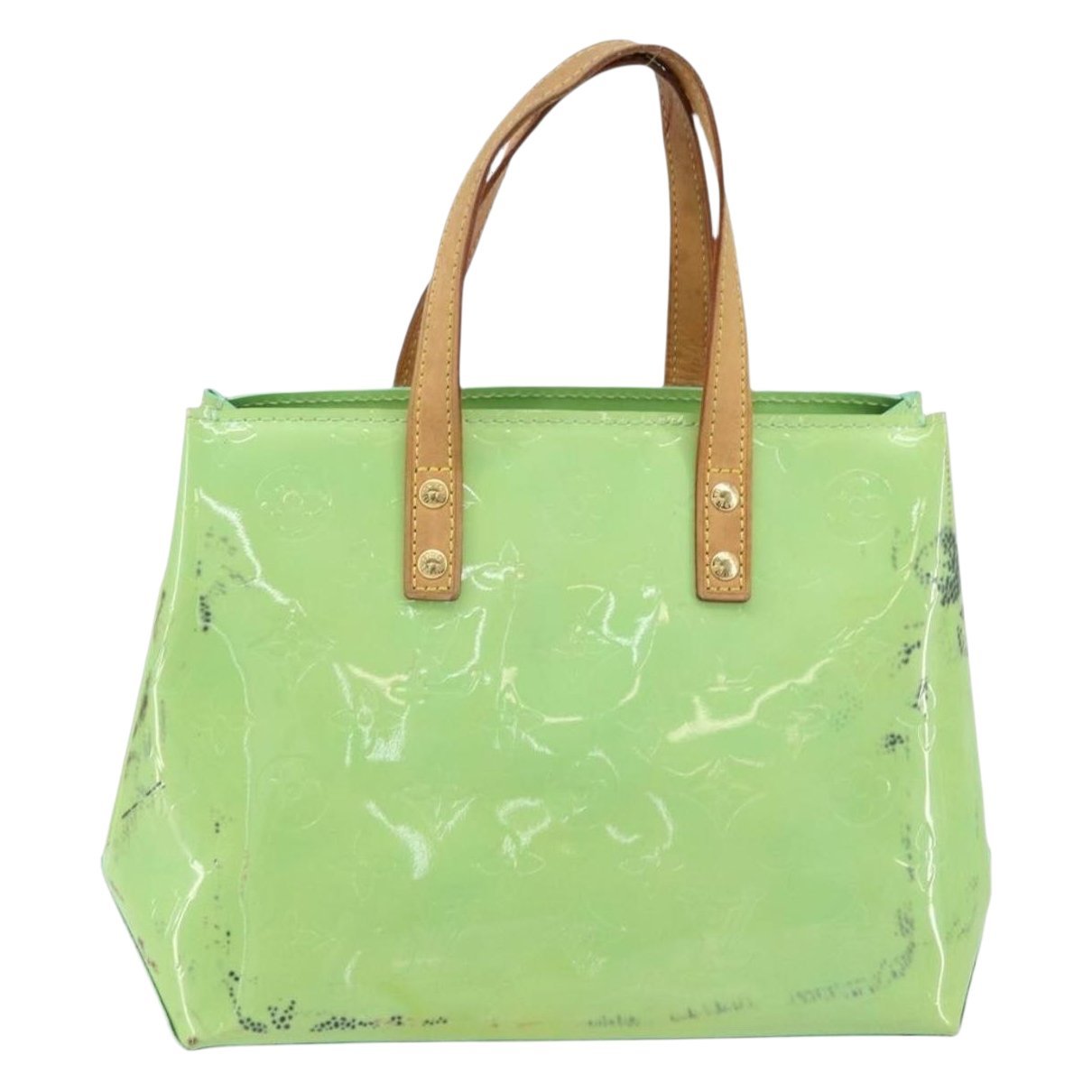 Reade patent leather handbag