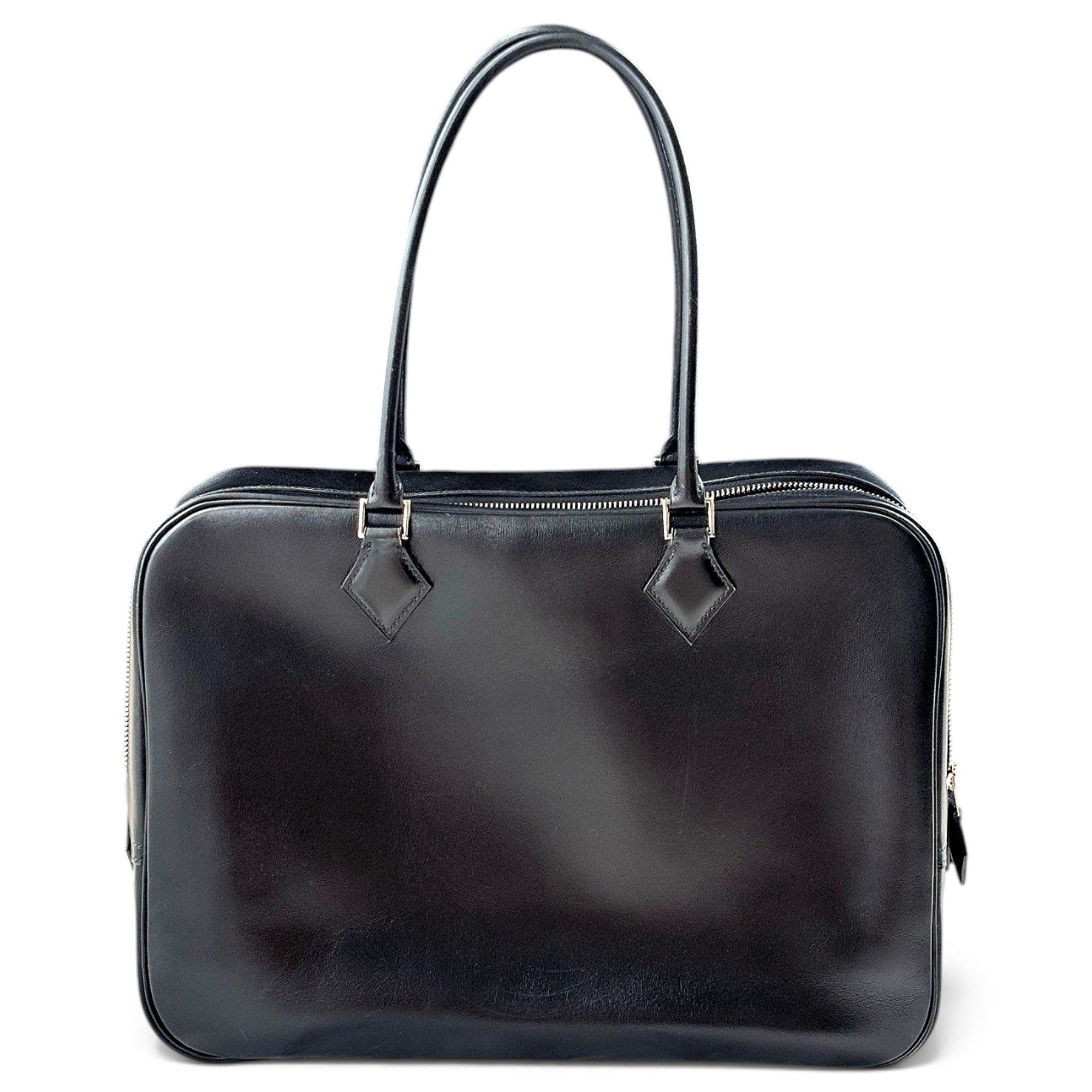 Plume leather handbag