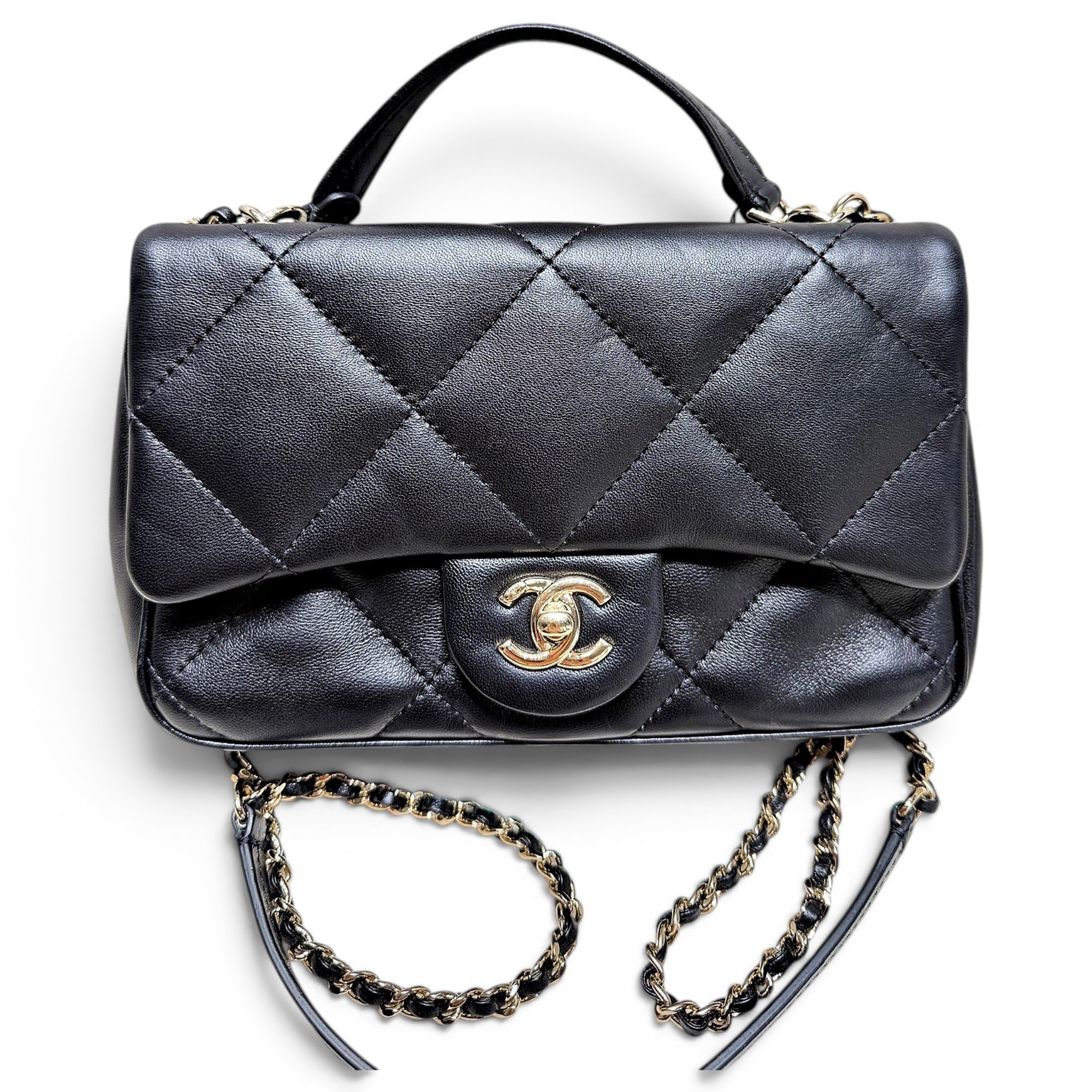 Timeless Classique Top Handle leather handbag
