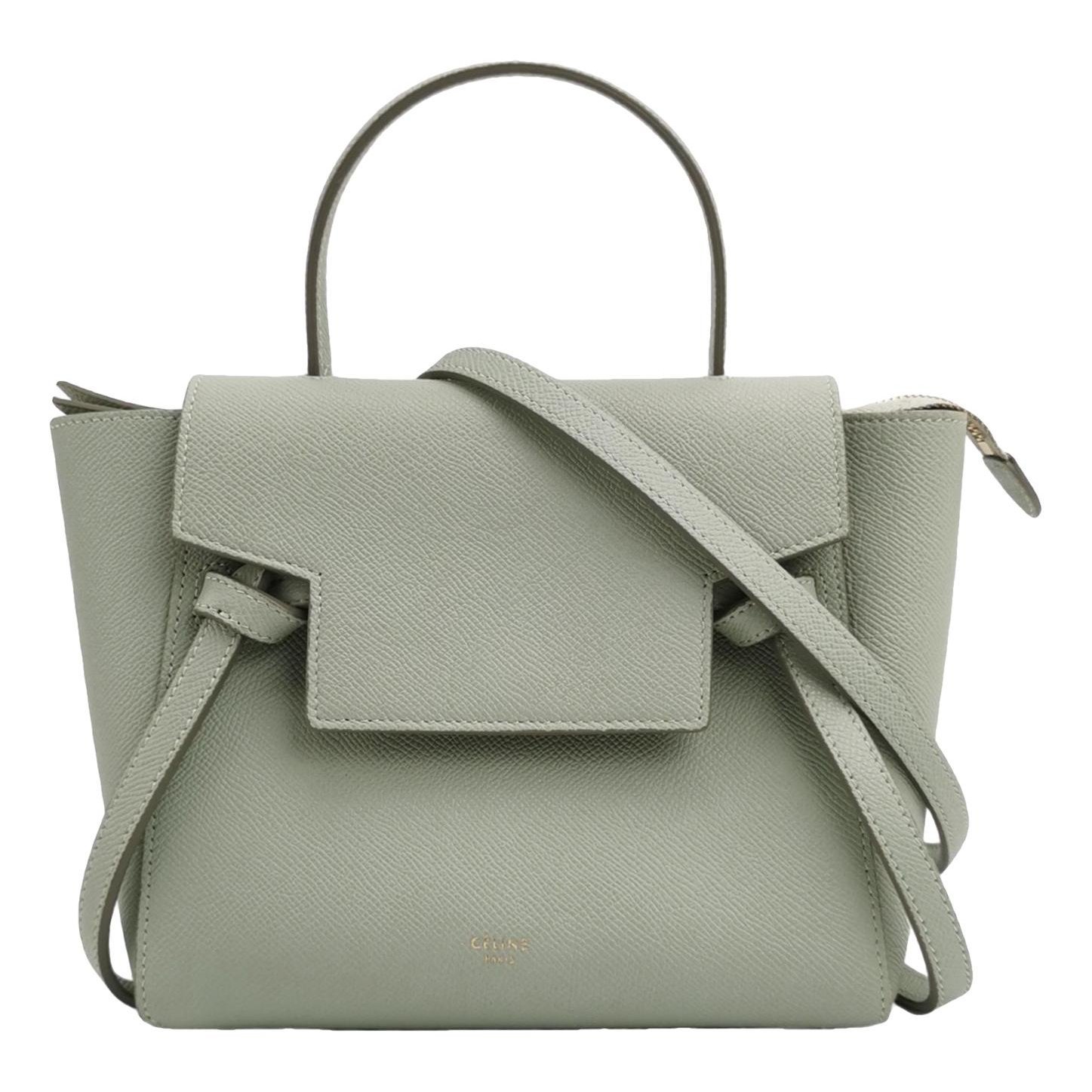 Belt leather handbag