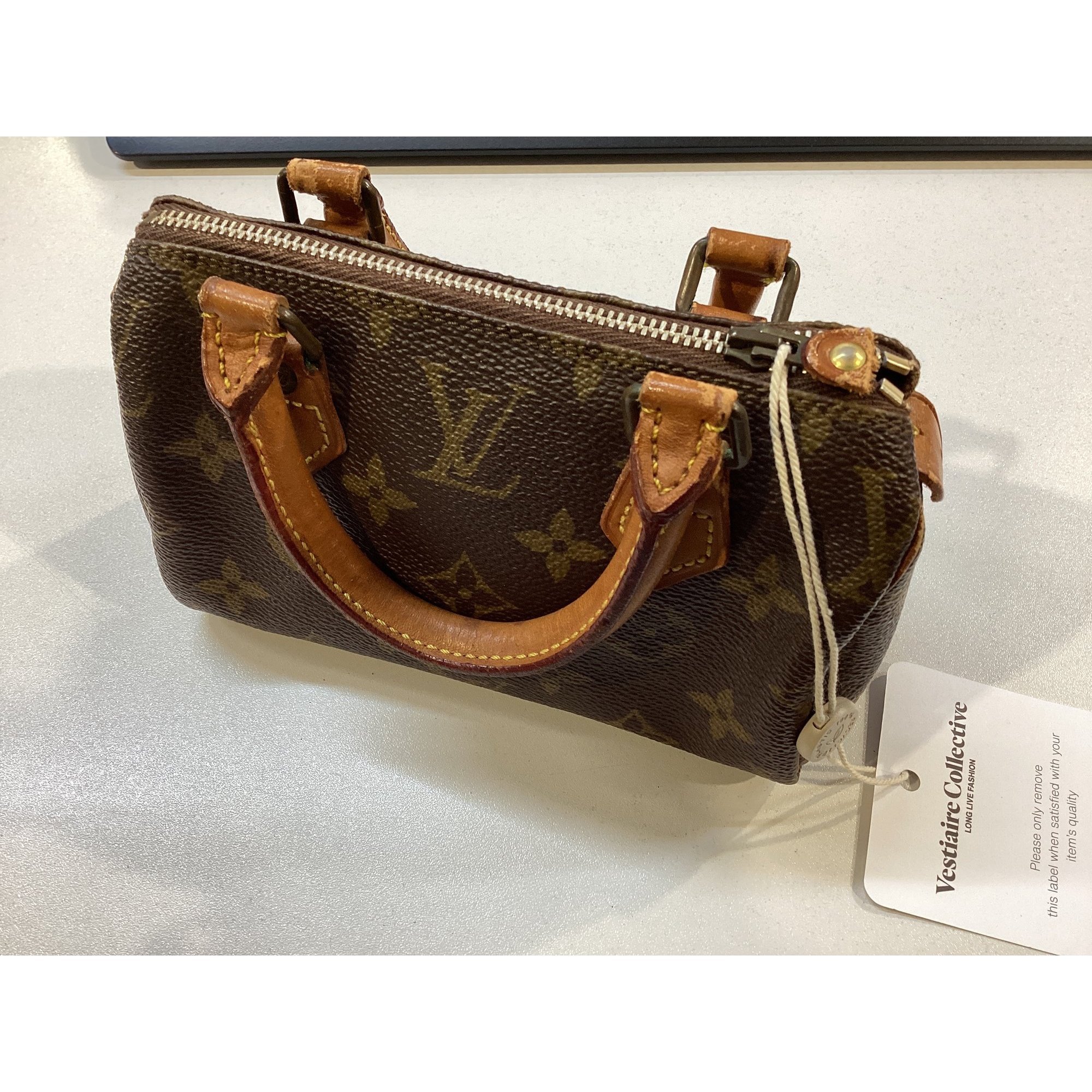 Louis Vuitton Nano Speedy / Mini HL cloth mini bag