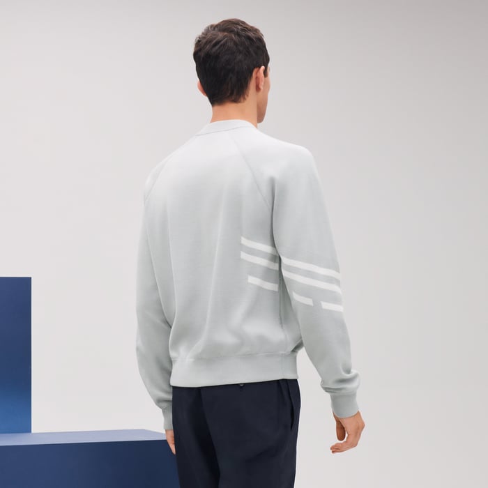 Brume "H Golf" Reversible Crewneck Sweater