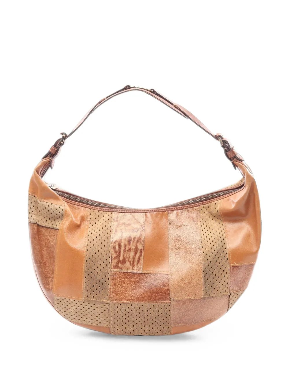 2000s patchwork tote bag
