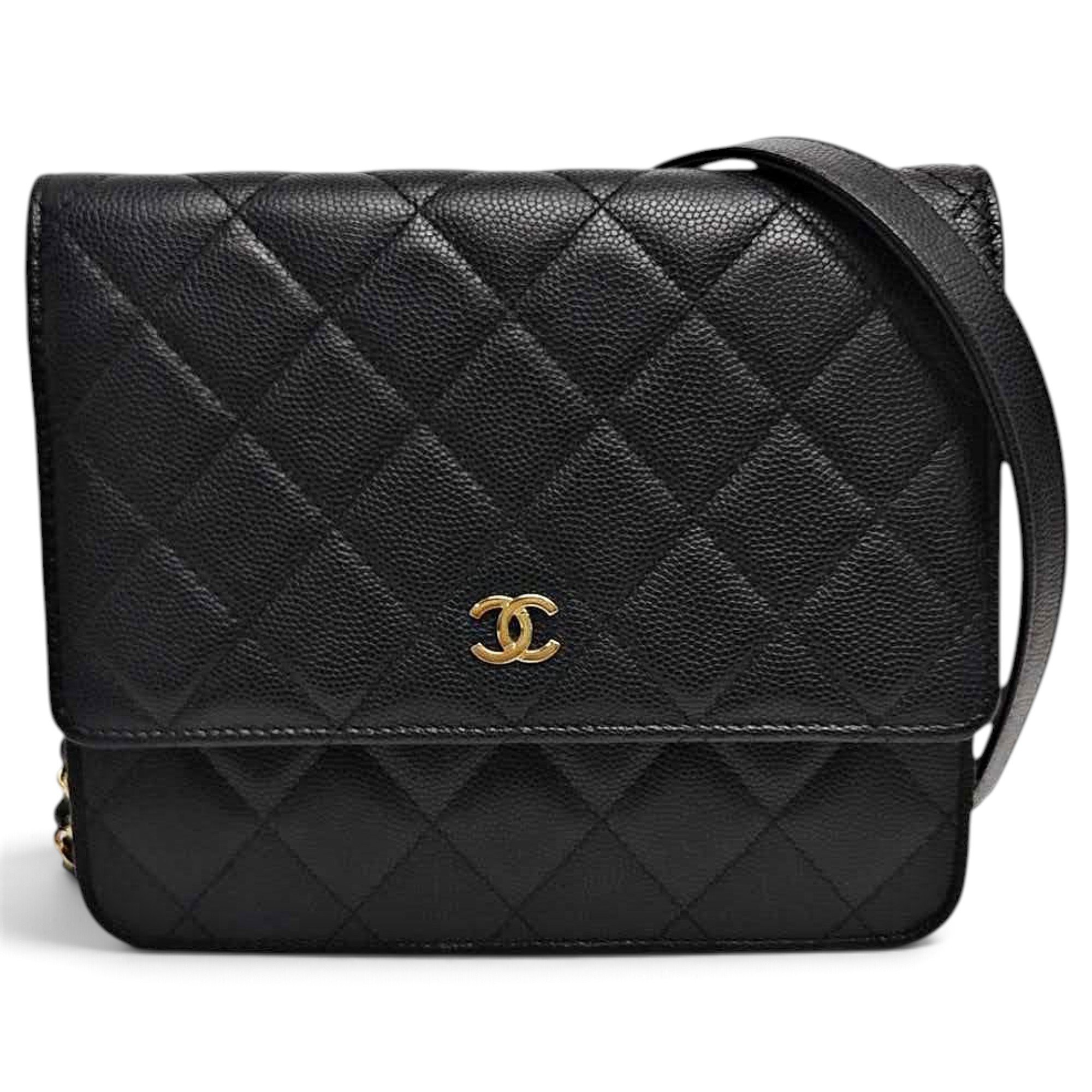 Wallet On Chain Timeless/Classique leather crossbody bag