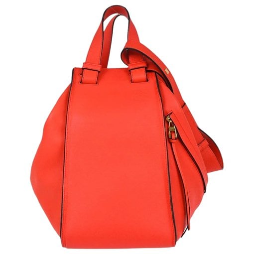 Hammock leather handbag