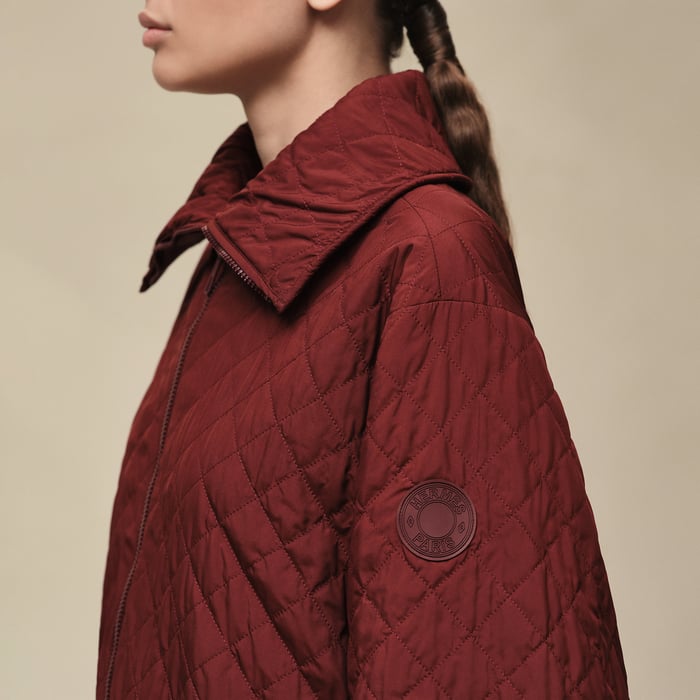 Rouge Carmin Reversible Coat