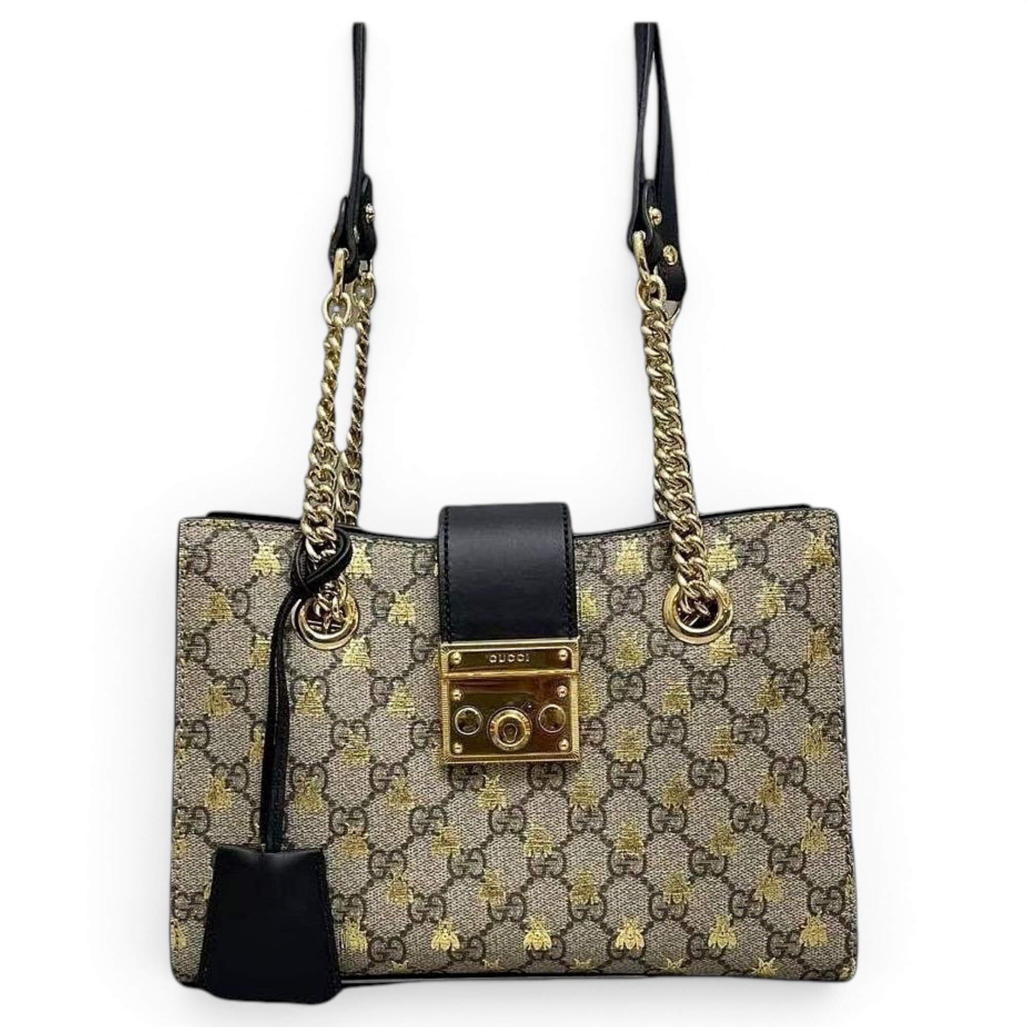 Padlock cloth handbag