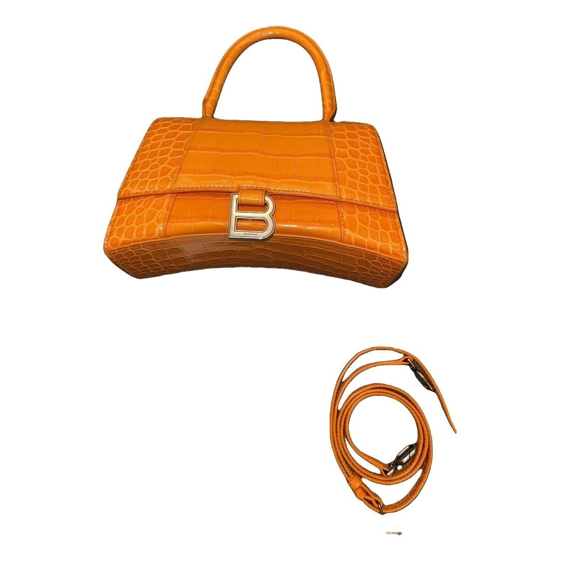 Balenciaga Hourglass leather handbag