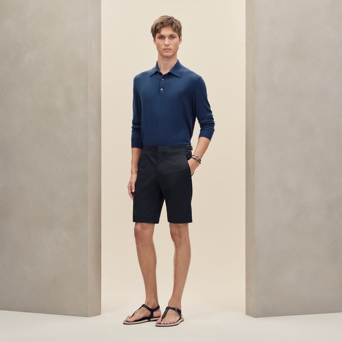 Indigo "Detail H" Polo Shirt