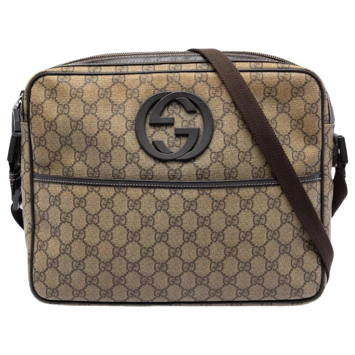 Interlocking cloth crossbody bag