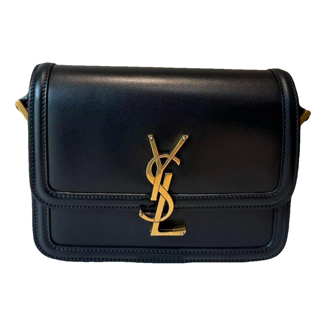 Solférino leather handbag