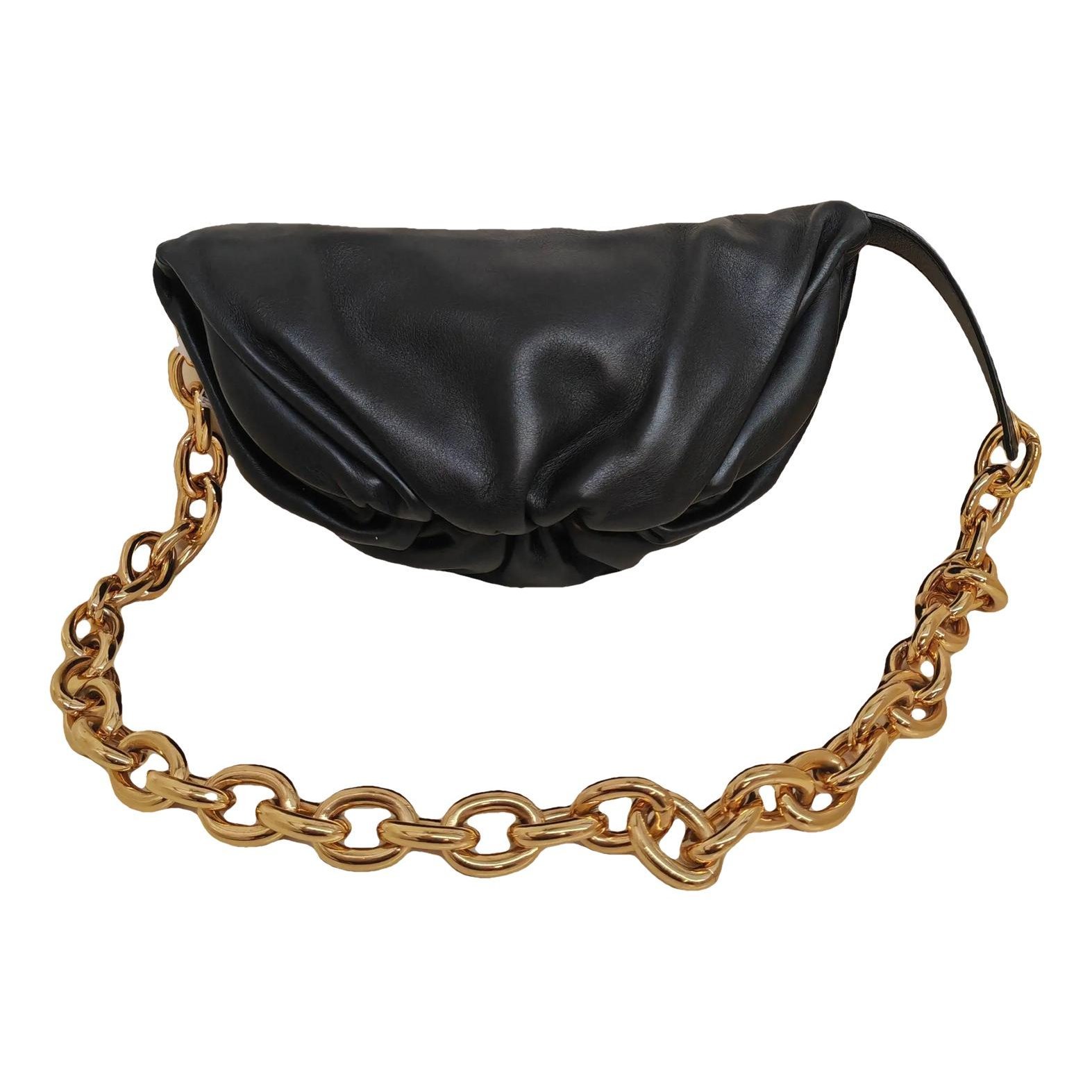 Chain Pouch leather handbag
