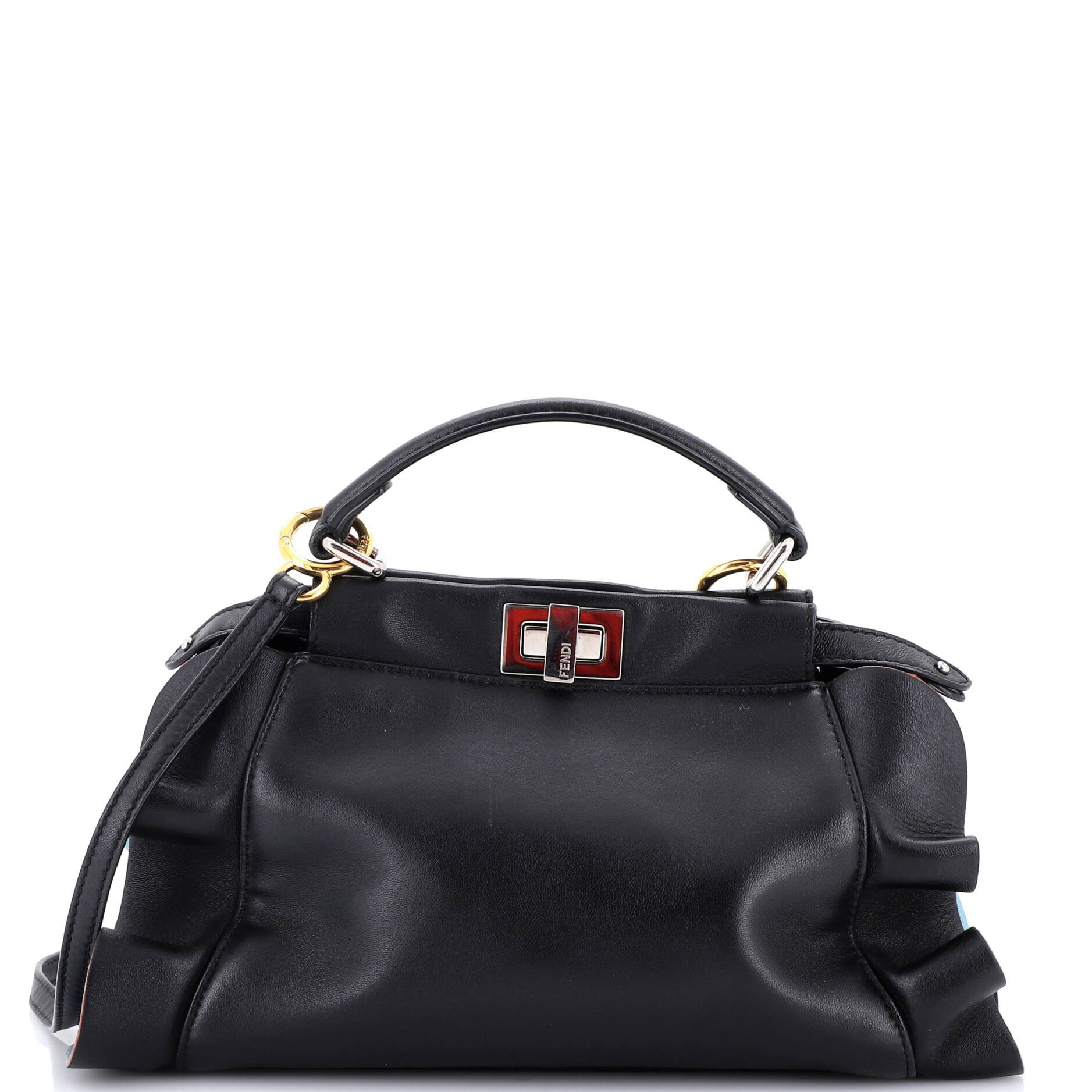 Wave Peekaboo Bag Leather Mini