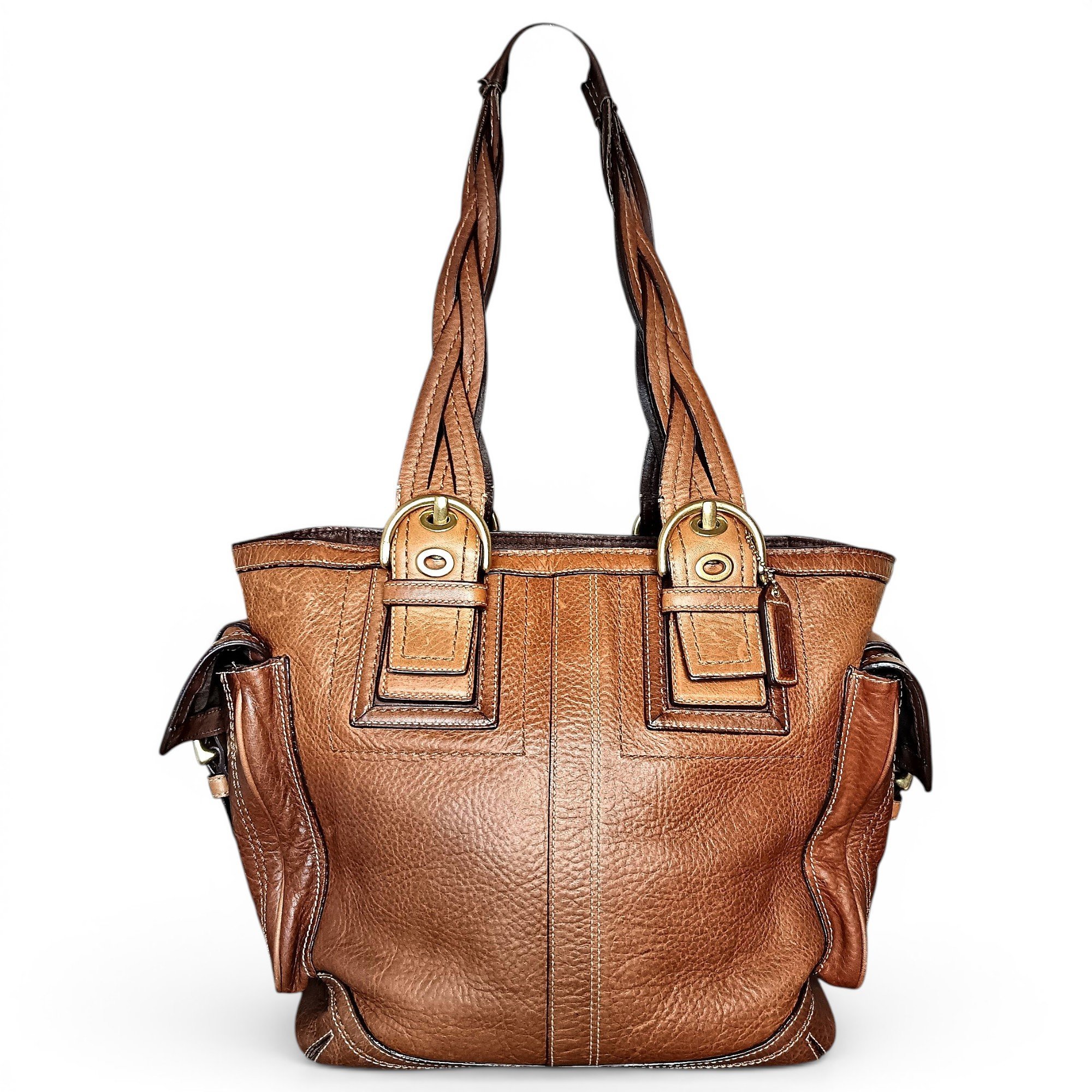 Leather handbag