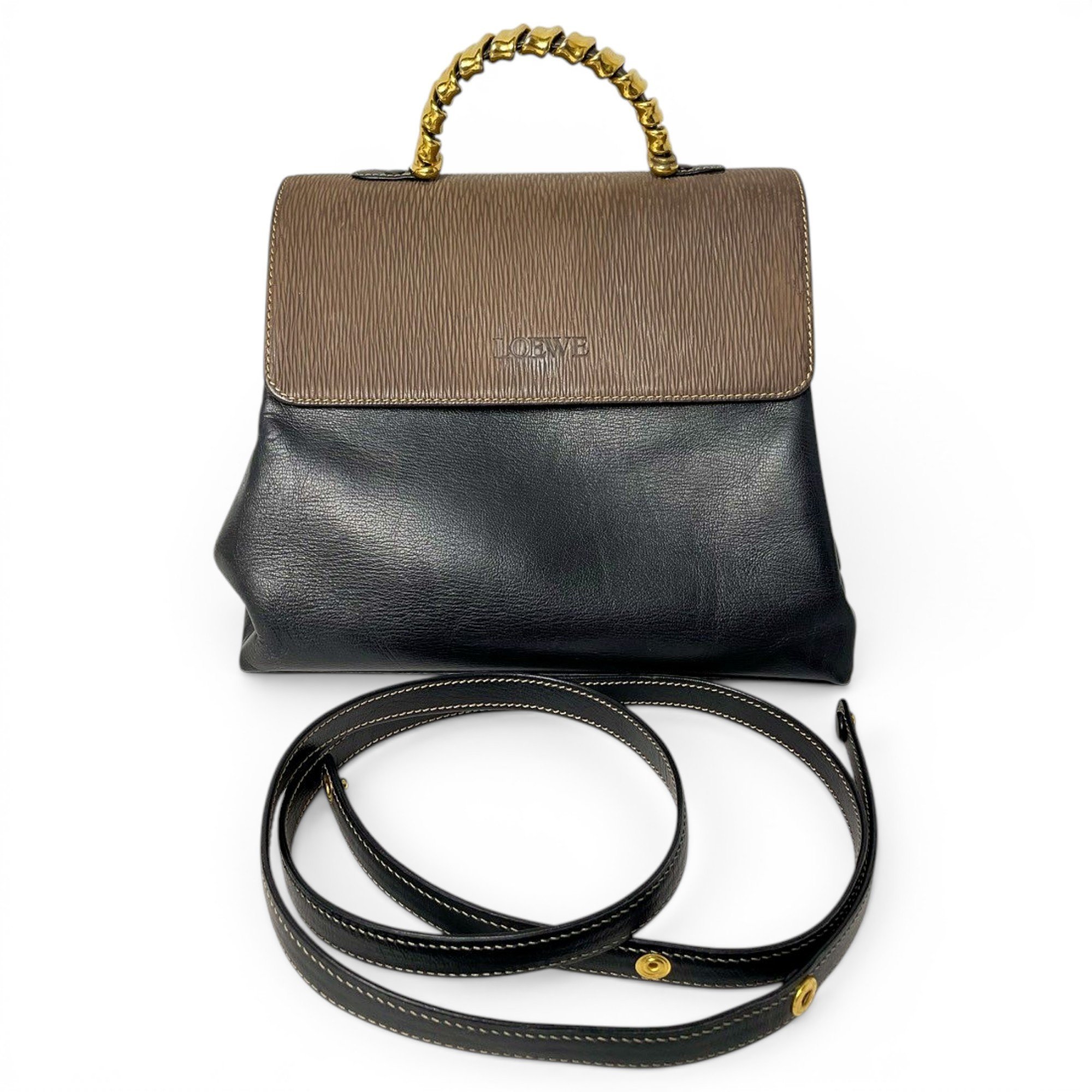 Leather handbag