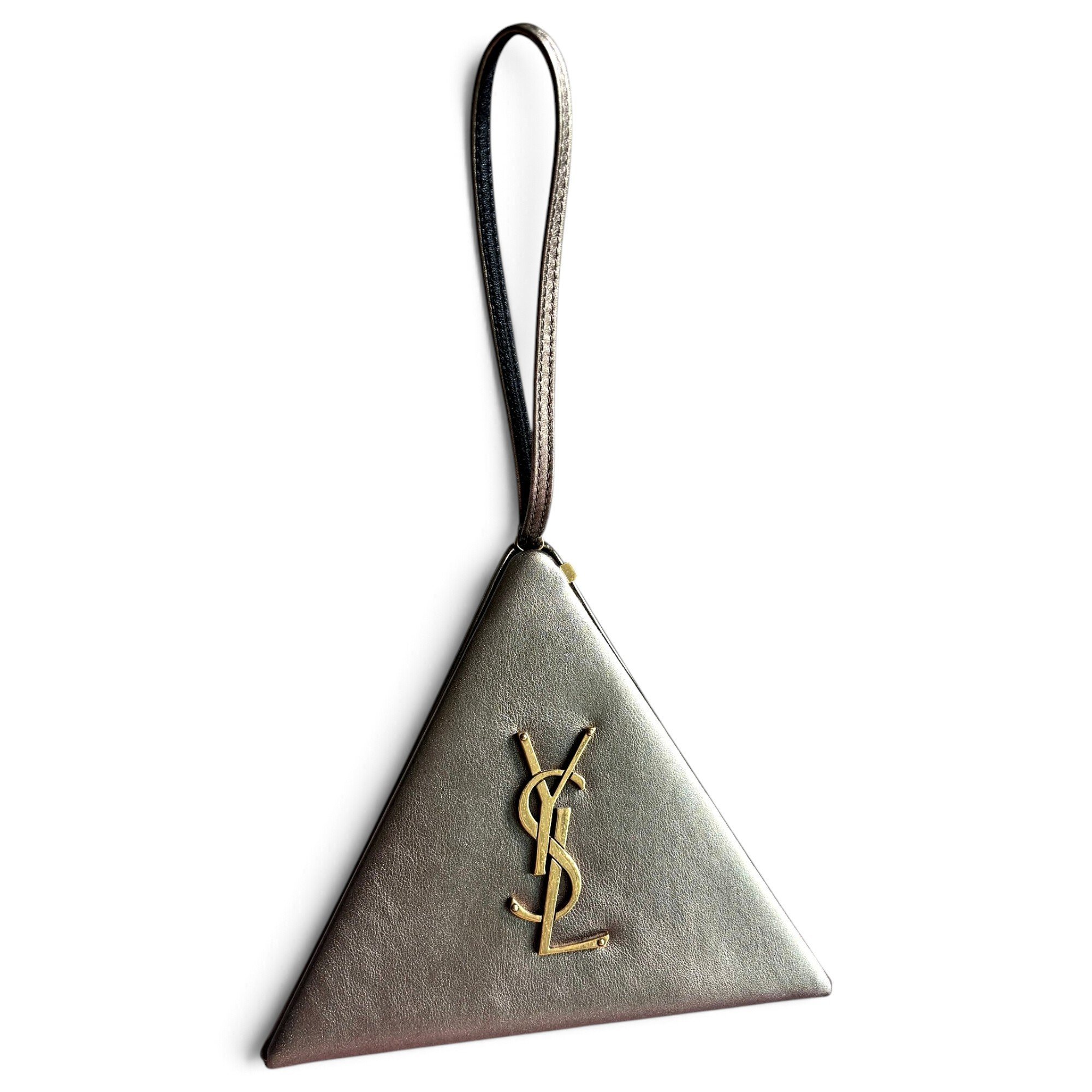 Pyramid Box leather handbag