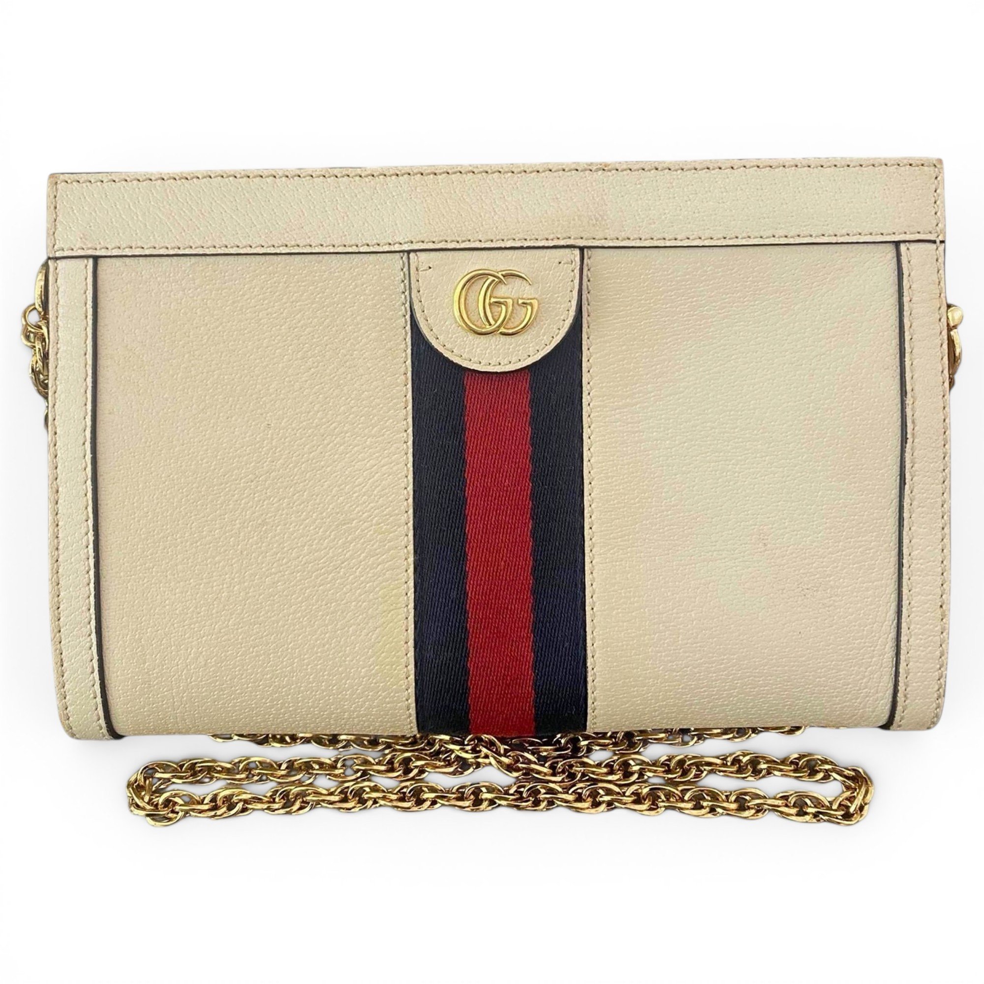 Ophidia Chain leather handbag