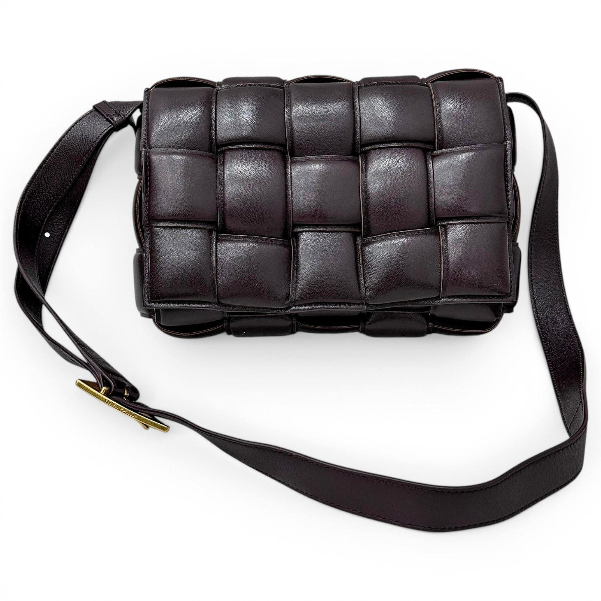 Cassette Padded leather handbag