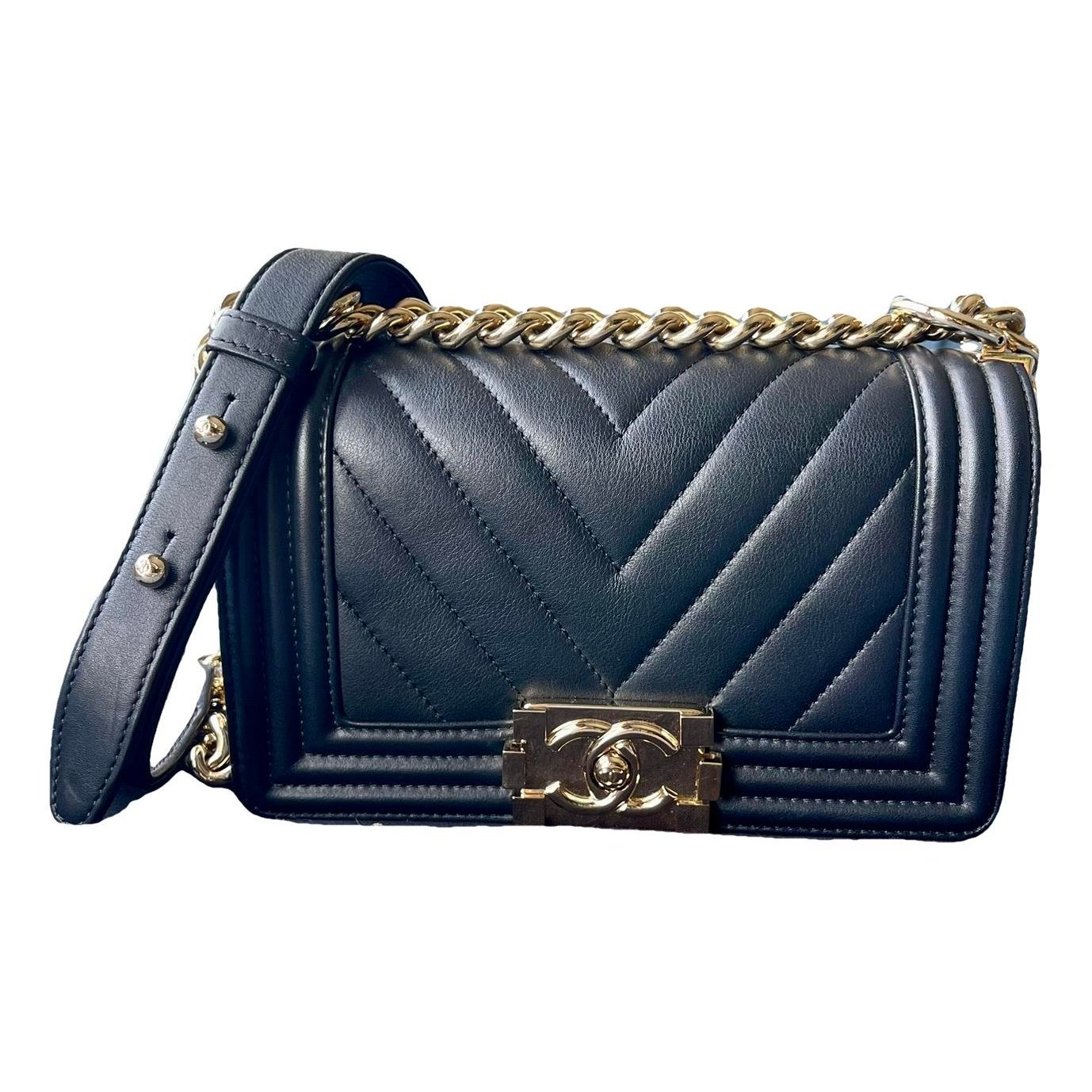 Boy leather crossbody bag